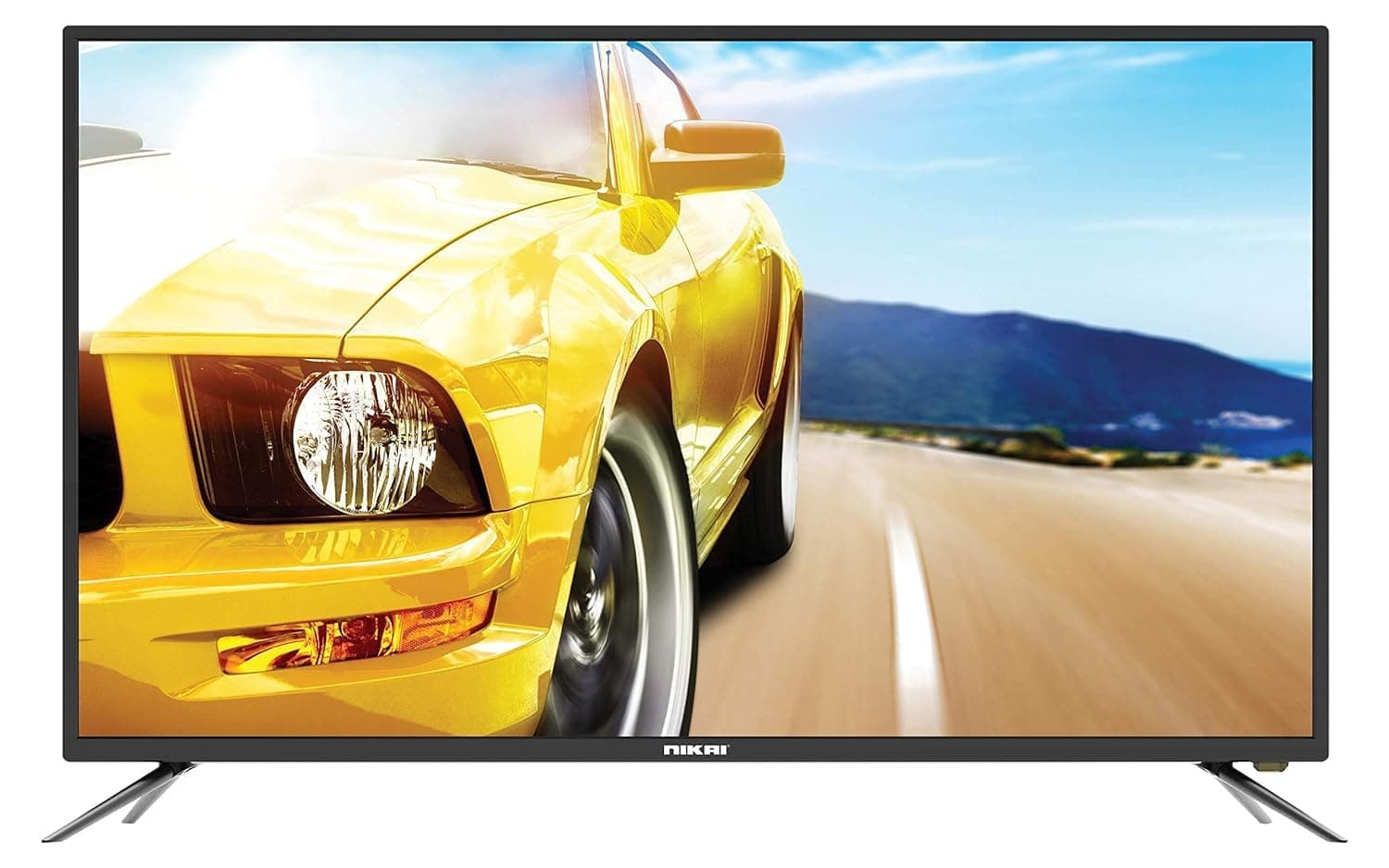 Nikai 43 Inch 1080p Full HD LED TV, Ultra Slim Frame, HDMI, USB, With Child lock, Sleep Timer 20W Audio Output, Quad-Core Processor 60HZ Power | NTV4300LED Black