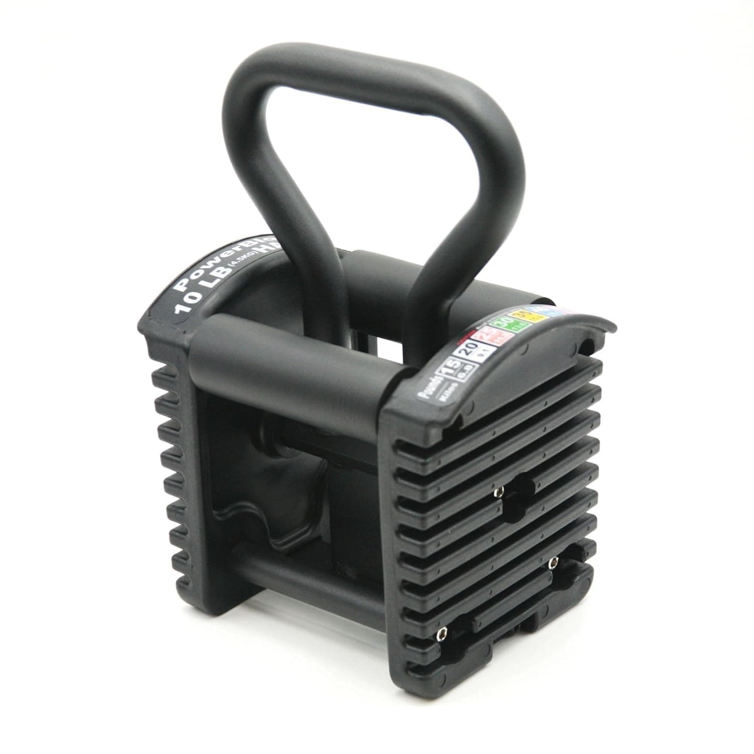 POWERBLOCK Pro Series Kettlebell Handle – Compatible Pro Series Dumbbells, Strength Training Accessory, for Home Gym & Commercial Use, Workout Equipment