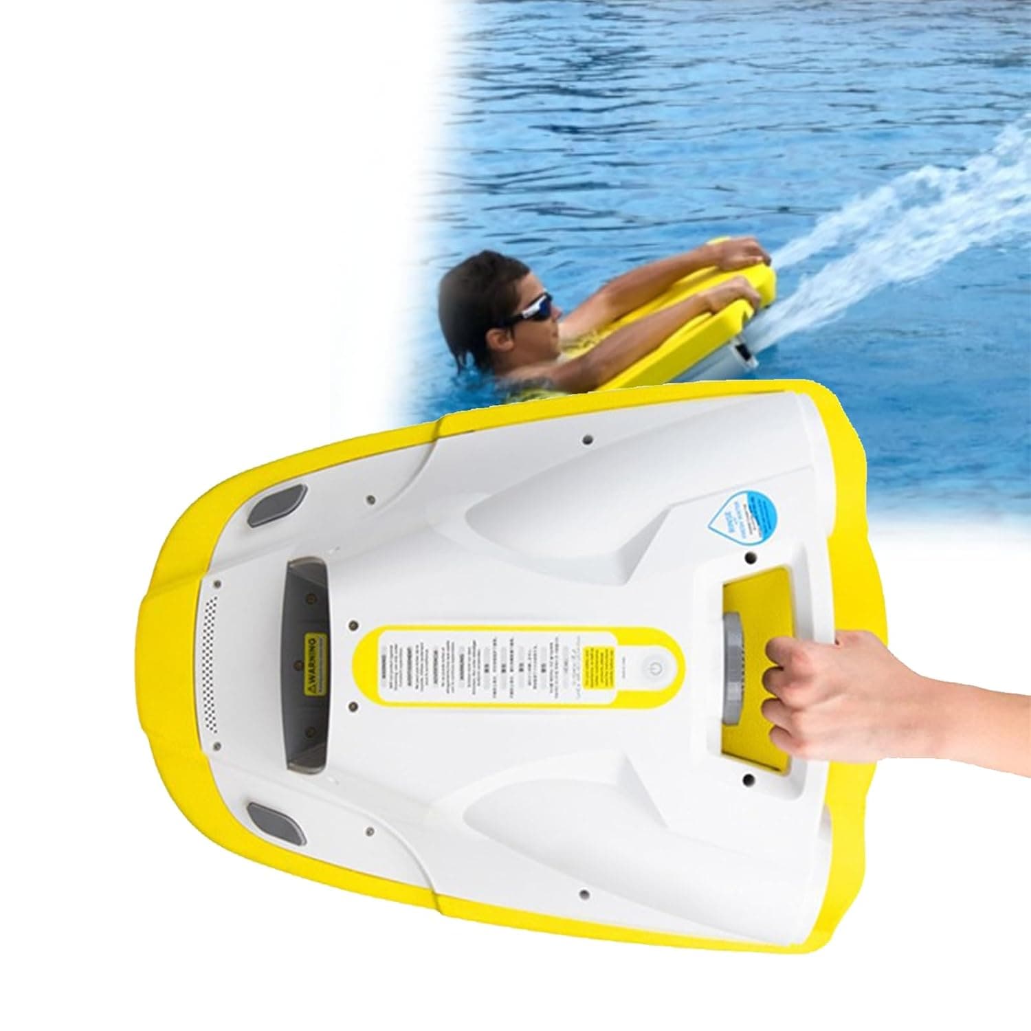 PEIXEN 4400mAh Electric Underwater Diving Scooter, 250W Portable Water Scooter with Battery Swim Booster for Watersports Pools, Diving, Snorkelling and Ocean Adventure