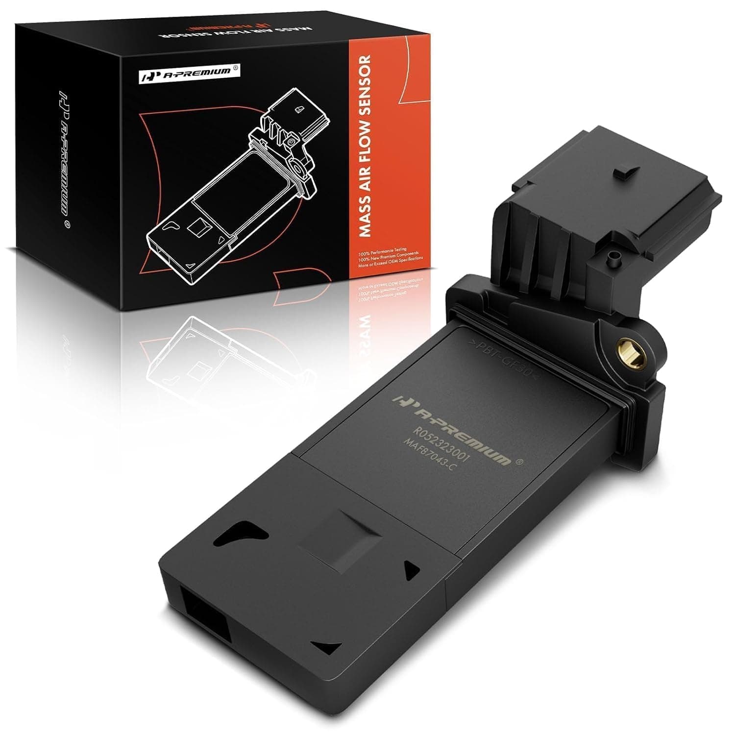 A-Premium Mass Air Flow Sensor【8 Pins】 Compatible with Buick, Cadillac, Chevy & GMC Vehicles - 2012-2019 - Silverado 1500, Equinox, Sierra 1500, Malibu, Traverse, Impala, Tahoe & More, 23262343