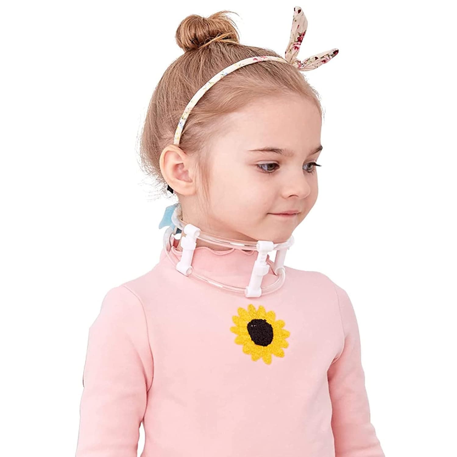 Kids Neck Brace, Adjustable Cervical Collar Stabilizer, Children Torticollis Orthotics Corrector, 360° Wrap Around Support Sleeping Available
