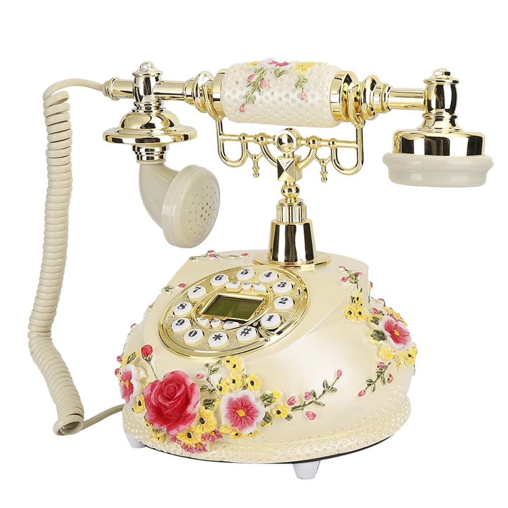 Retro European phone Classical Elegant Easy to Operate and Understand No External Power Supply