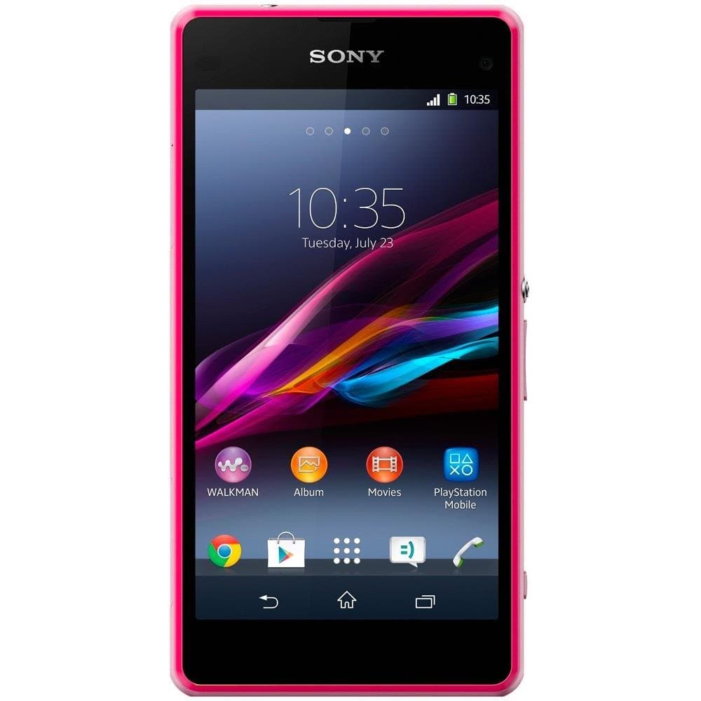 Sony Xperia Z1 Compact SINGLE SIM 16GB ROM + 2GB RAM (GSM Only | No CDMA) Factory Unlocked 4G/LTE Smartphone (Pink) - International Version