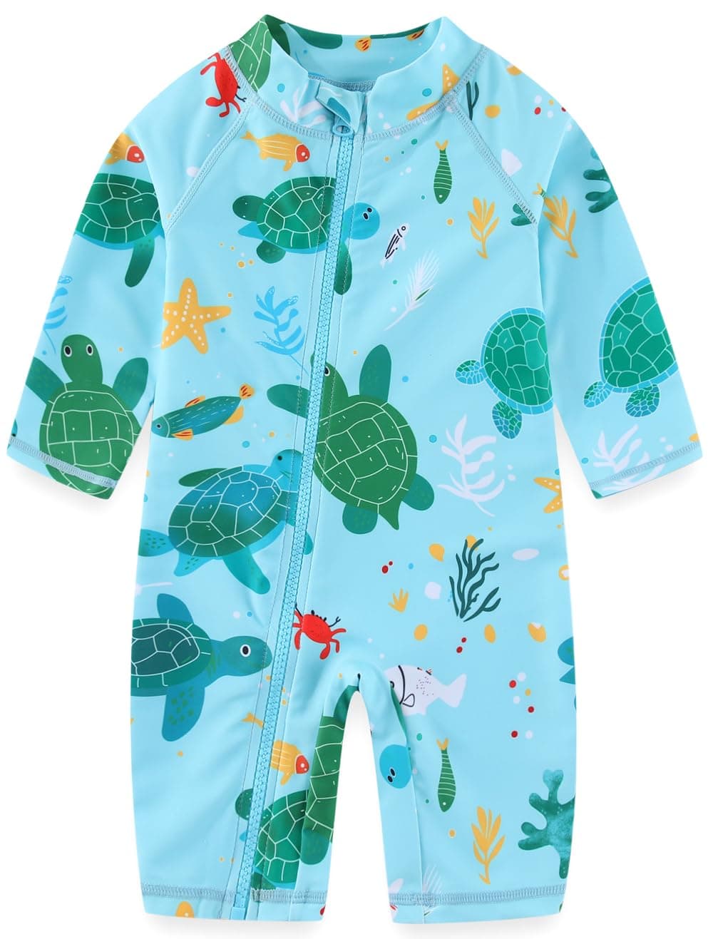 Baby Boy Swimsuit Rash Guard Toddler One Piece Bathing Suit Infant Swimwear UPF 50+