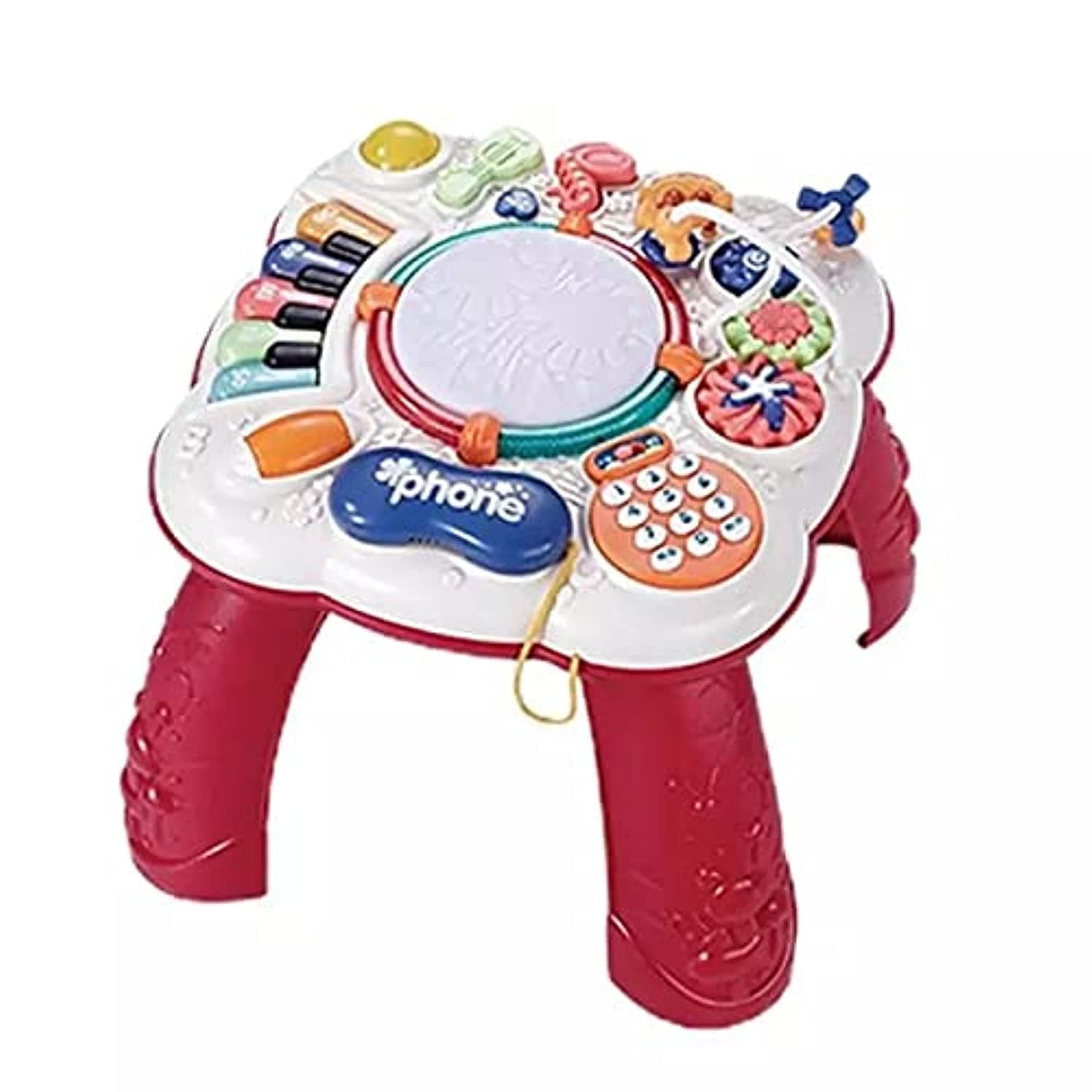 Babylove-Infant Multifunctional Game Table-33-2031876, Red, Large, 33-2031876-Red