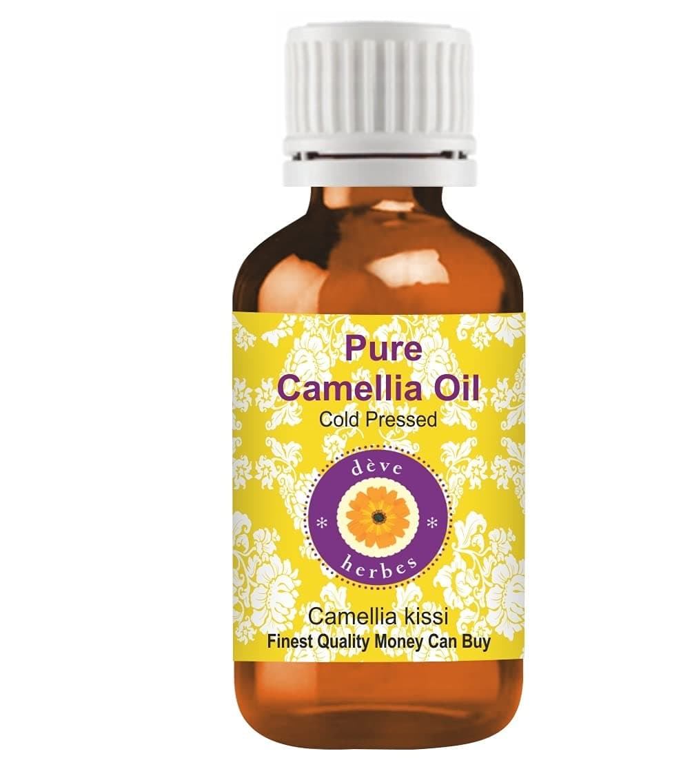 Deve Herbes Pure Camellia Oil (Camellia kissi) Cold Pressed 10ml (0.33 oz)