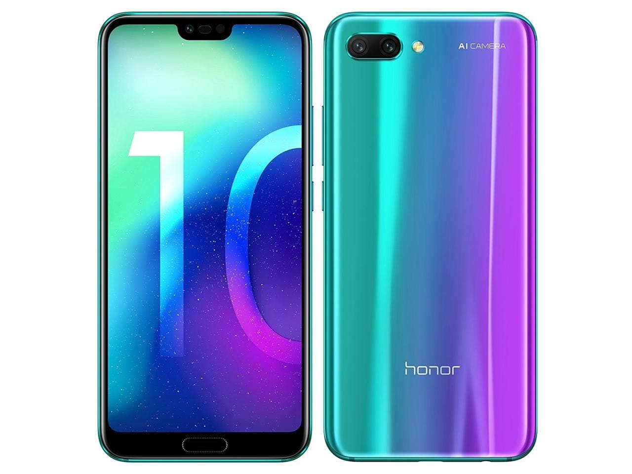 Honor 10 Dual Sim - 128 GB, 4 GB Ram, 4G LTE, Phantom Green