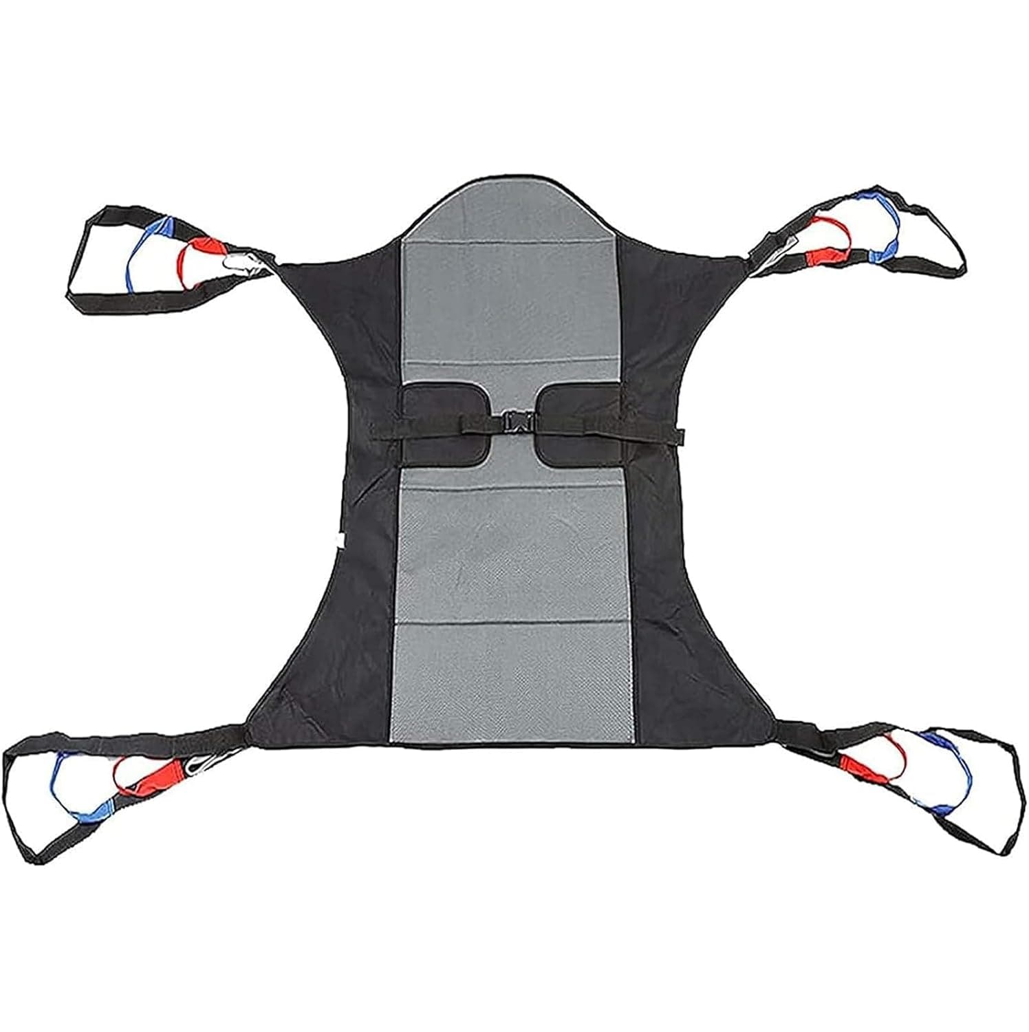 Patient Lift Toileting Sling Large Mesh Sling for Shower Home Use Electric Transfer Belt with Head Support Medical Handicap Commode Full Body Sling (Color : A)