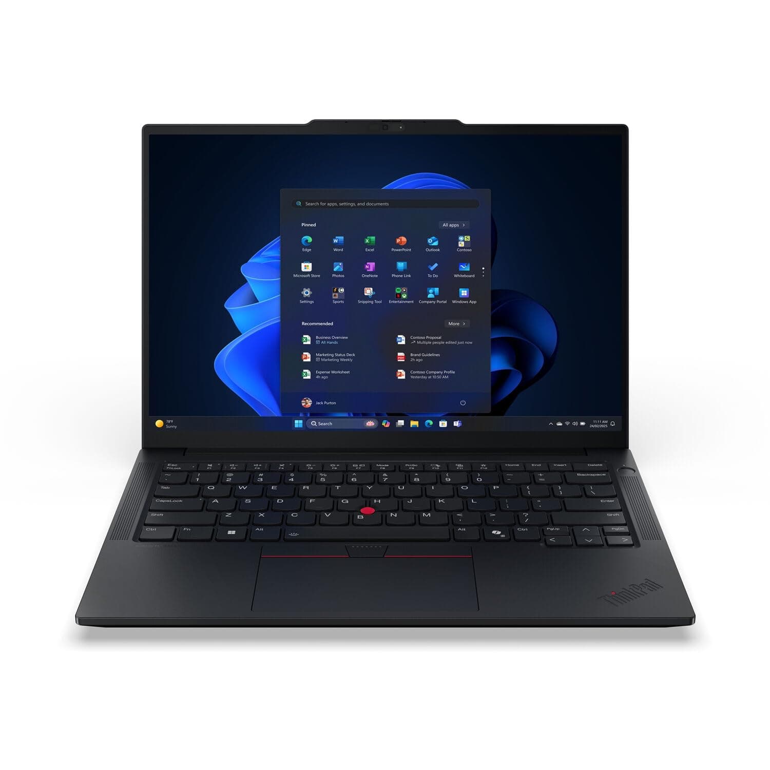 Lenovo ThinkPad E14 Gen 7 Laptop, Intel Core Ultra 7 240H, 14" FHD(1920 x 1200) IPS, Anti-Glare, Touchscreen, 32 GB DDR5, 2 TB SSD, Backlit KB, Thunderbolt 4, 1080p IR Camera, Win 11 Pro - Black