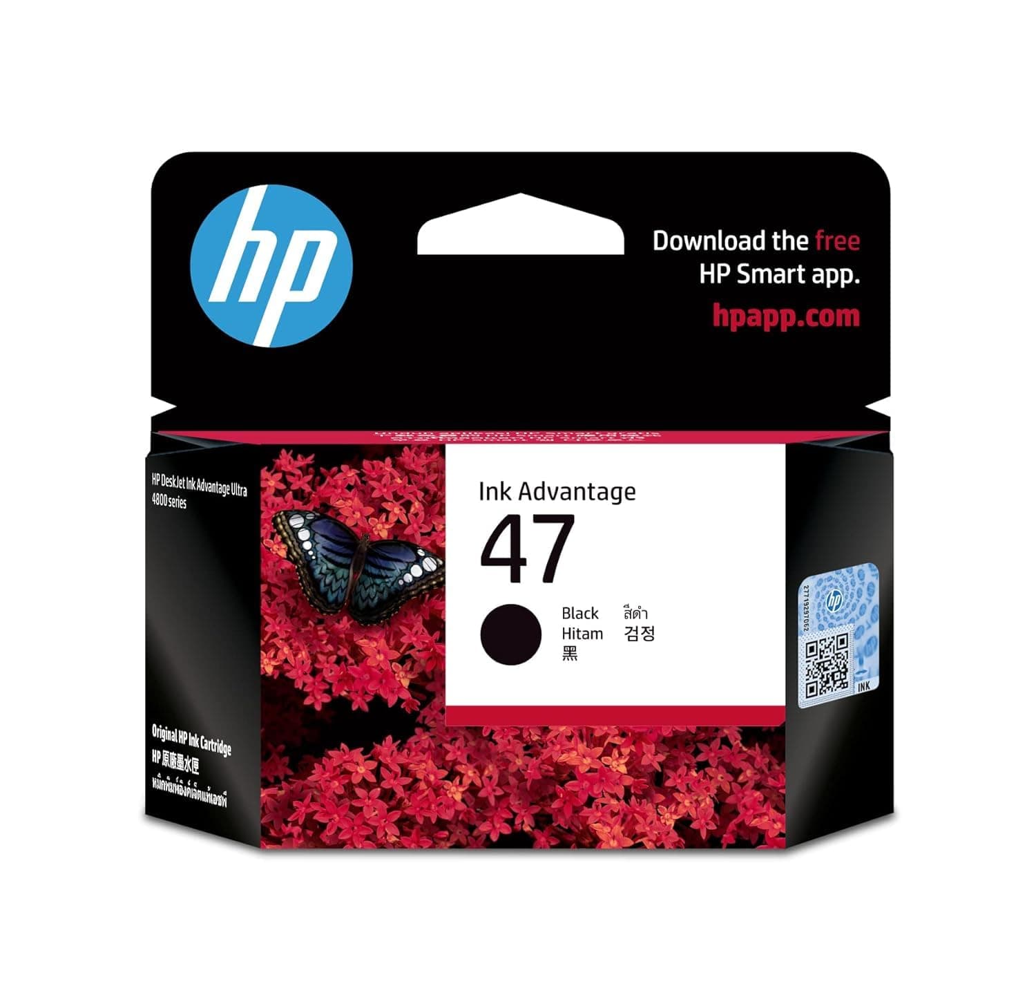 Hp 47 Black Original Cartridge - 6Zd21Ae