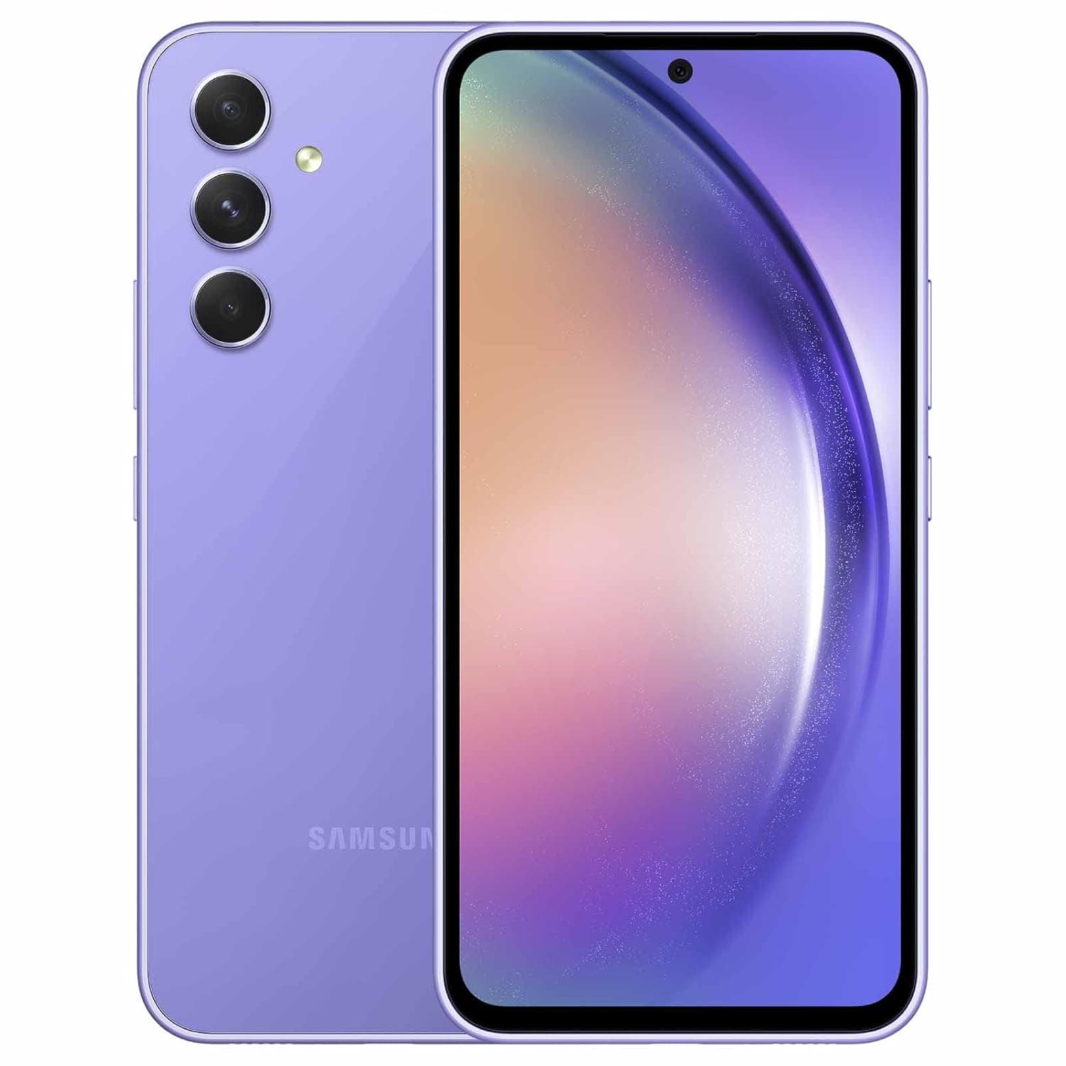 Samsung Galaxy A54 SM-A5460 Dual-SIM STANDARD EDITION 128GB ROM + 6GB RAM (Only GSM | No CDMA) Factory Unlocked 5G Smartphone (Awesome Violet) - International Version
