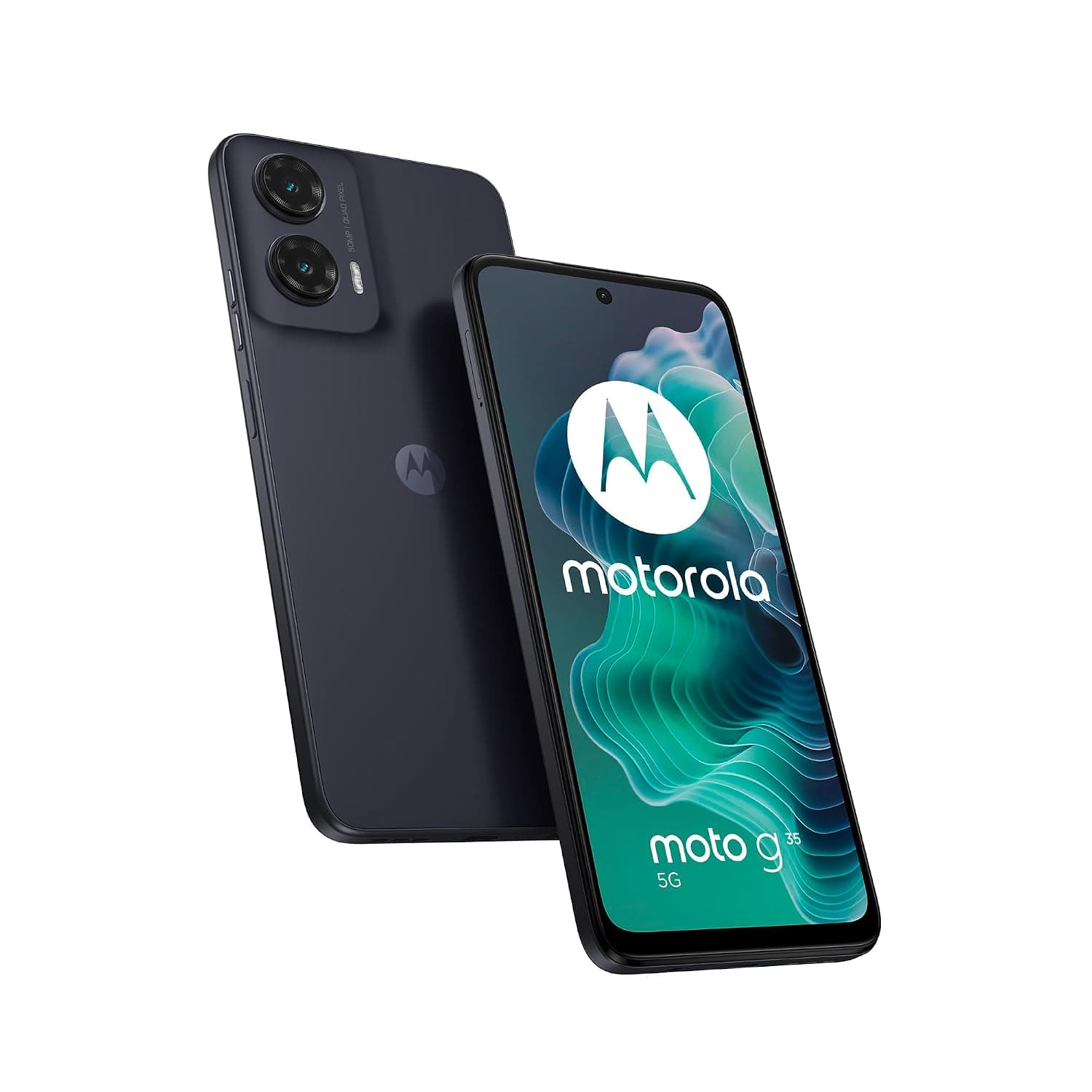 MOTOROLA G35 5G, 8+16GB RAM,pSIM + eSIM,128 GB ROM, UNISOC T760, 6.7" pOLED Display 120Hz, Android 14, Midnight Black