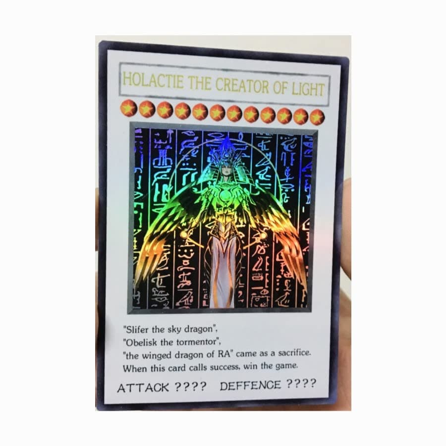 SA-LUX - Yu%Gi%Ohs Holactie The Creator of Light Slate Map White Plate DIY Тоуs Hobbies Hobby Collectibles Game Collection Anime Cards