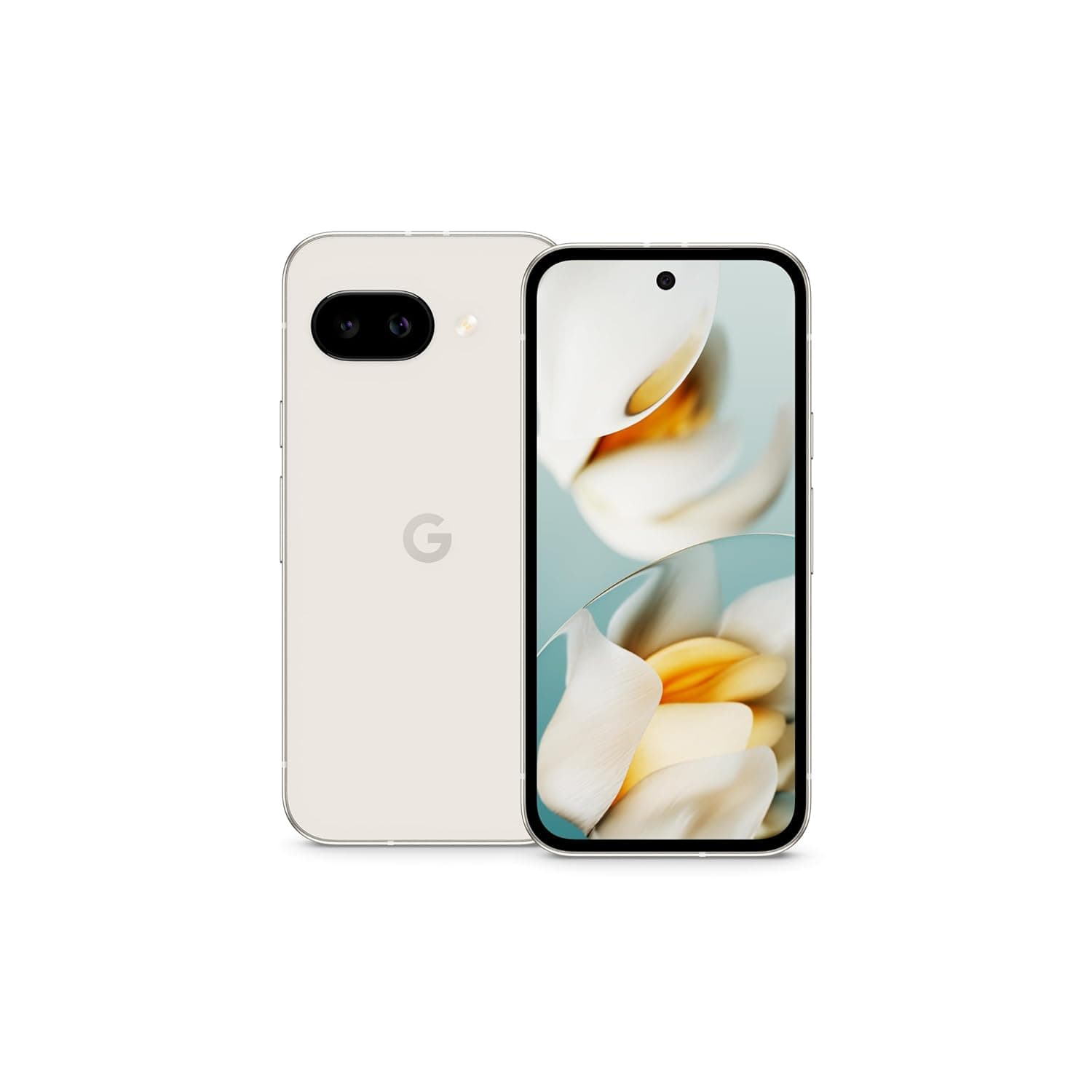 Google Pixel 9a with Gemini - Unlocked Android Smartphone with Incredible Camera and AI Photo Editing, All-Day Battery, and Powerful Security - Porcelain - 128 GB | Unlocked