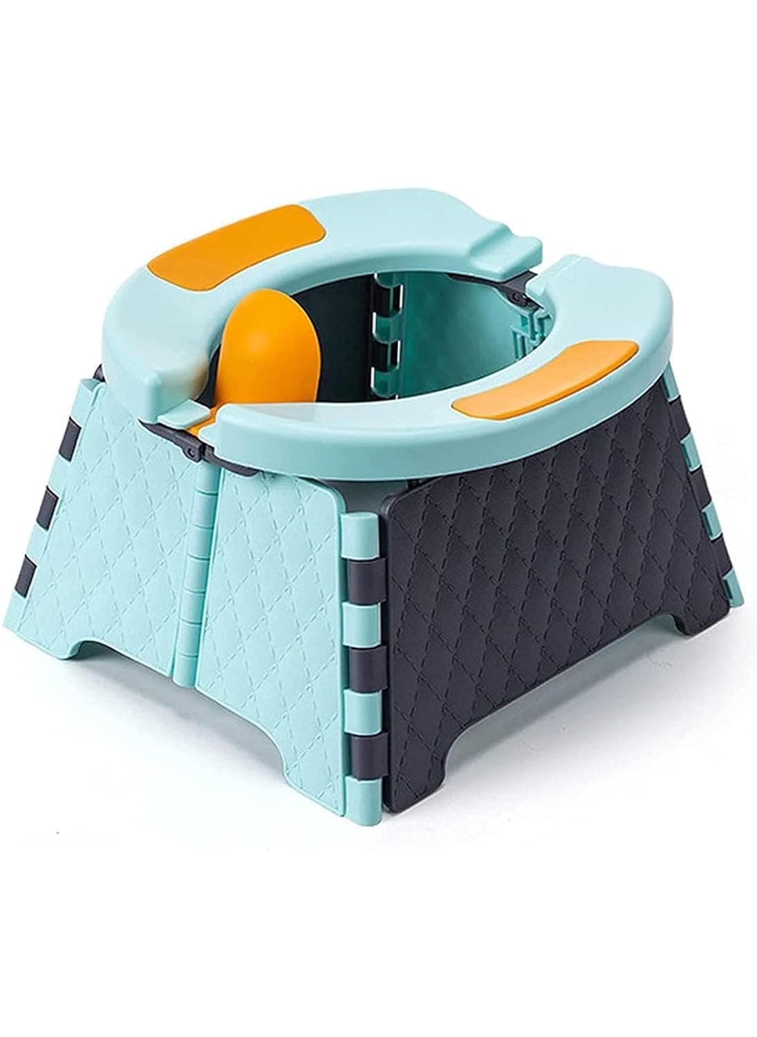 Travel Potty, Portable Potty Training Seat for Toddler, Foldable Toilet Seat, Easy to Clean Baby Potty Training Toilet for Outdoor and Indoor (Blue)