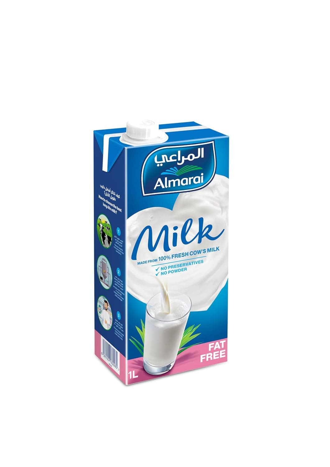 Almarai Fat Free Uht Milk 1 Litre