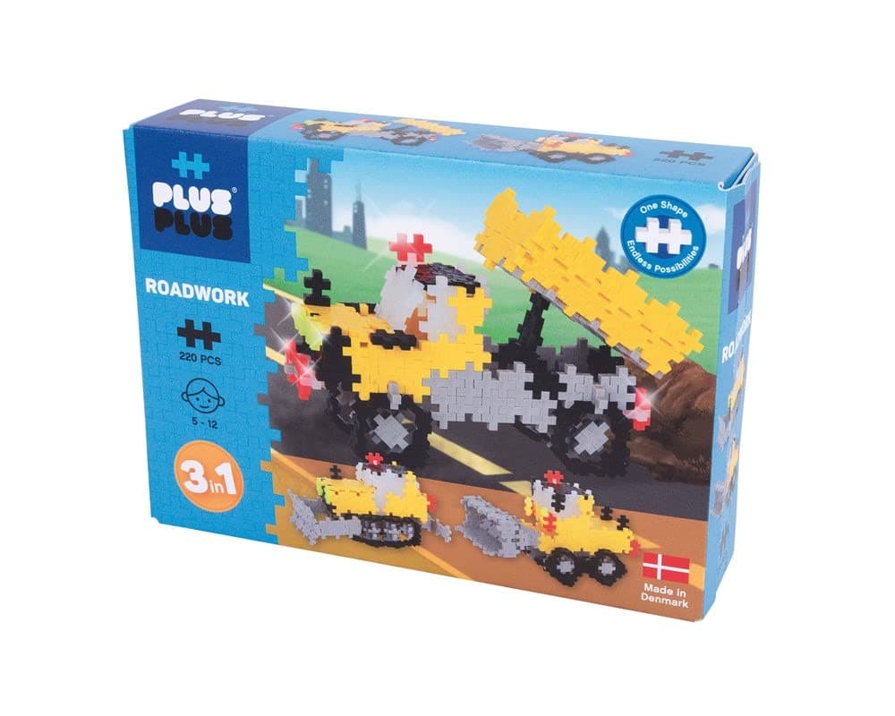 Plus-Plus 3-in-1 Standard Roadworks Construction Blocks