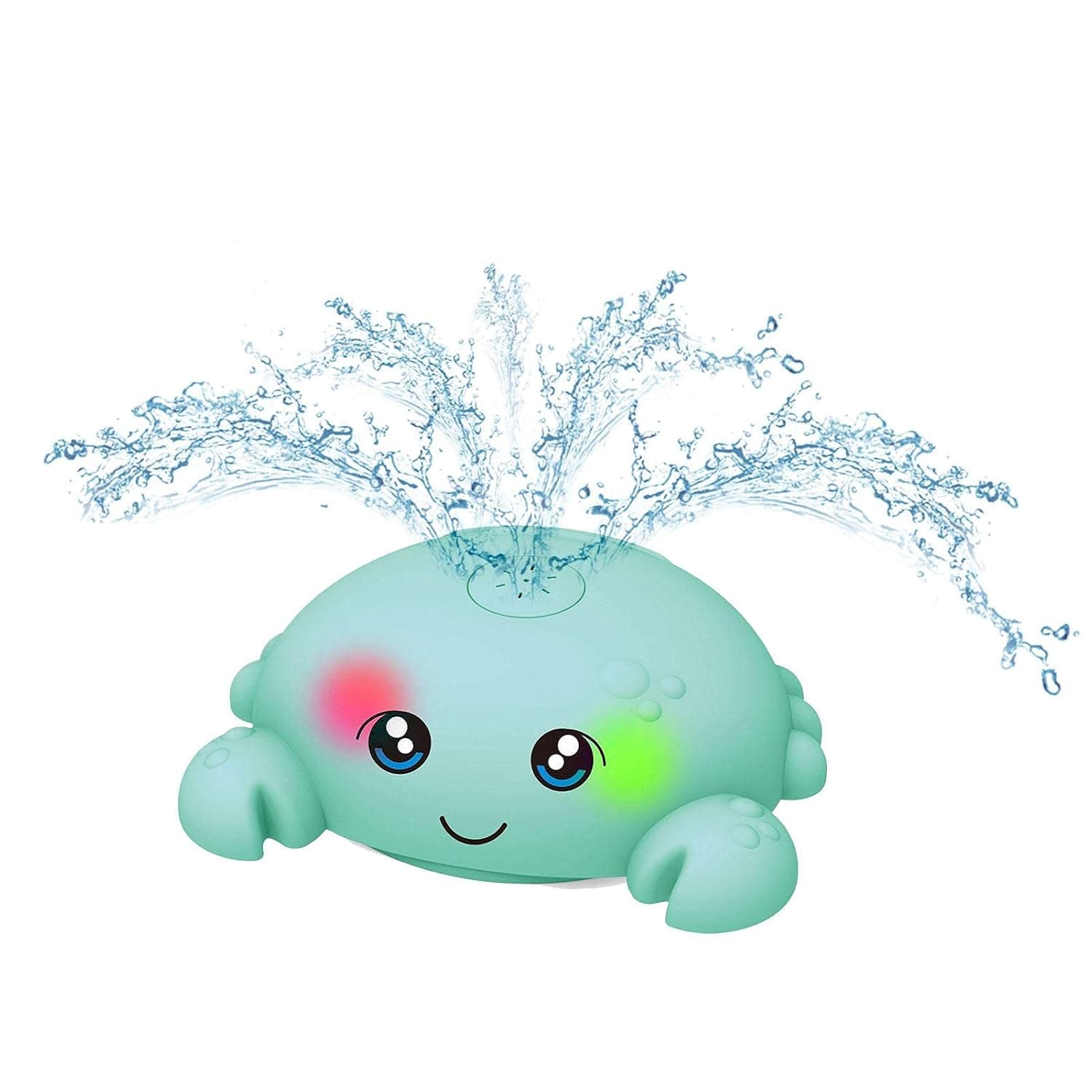 Baby Bath Toys, Automatic Spray Sprinkler Bath Toy Water Spray Toy With LED Light, Cute Crab Octopus Bath Toys Infant Interactive Bath Toy, Bathtub Shower Toys For Baby Toddlers