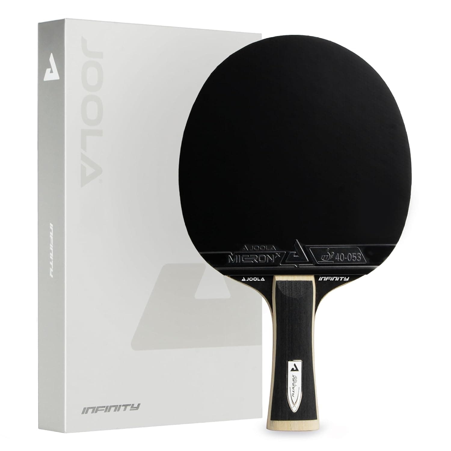 JOOLA White Infinity CarbonTable Tennis Bats - ITTF Approved Professional Rackets