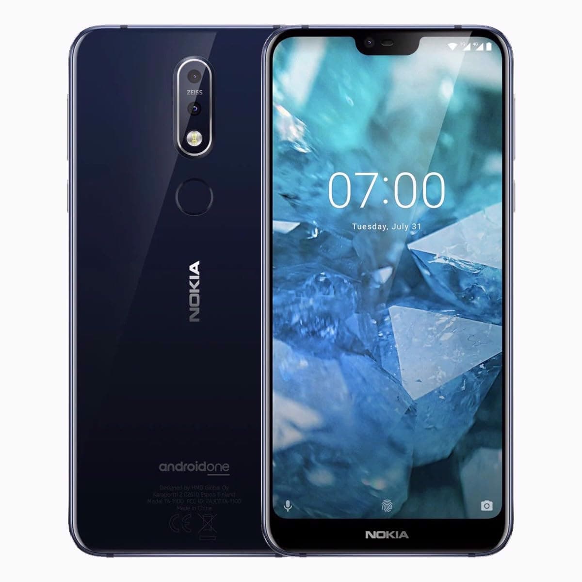 Nokia 7.1 Single-SIM 32GB ROM + 3GB RAM (GSM | CDMA) Factory Unlocked 4G/LTE Smartphone (Gloss Midnight Blue)-International Version