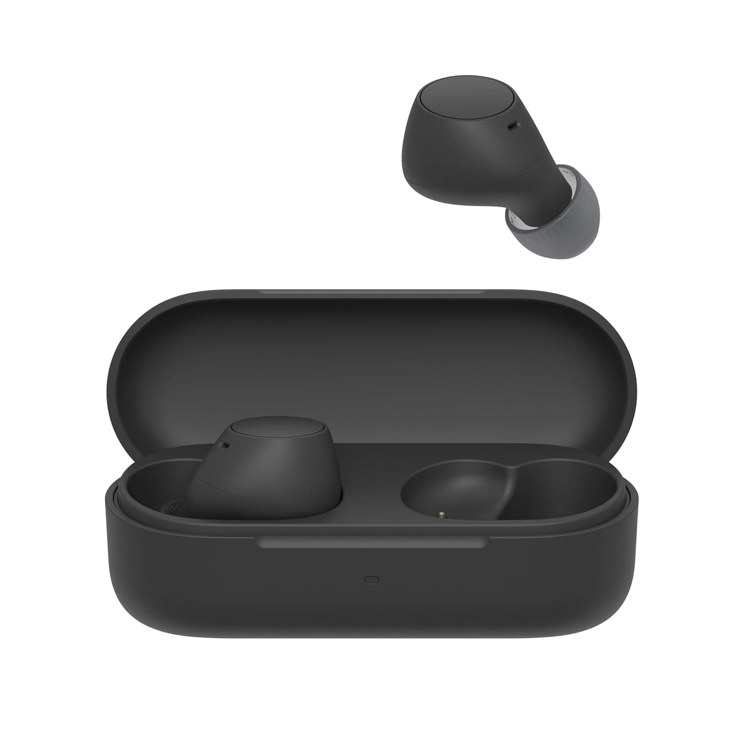 Sony WF-C510 Truly Wireless Earbuds, 22 hours battery life, Clearer hands-free calling, Multipoint Connection, Ambient Sound Mode, IPX4 Water Resistance, Black