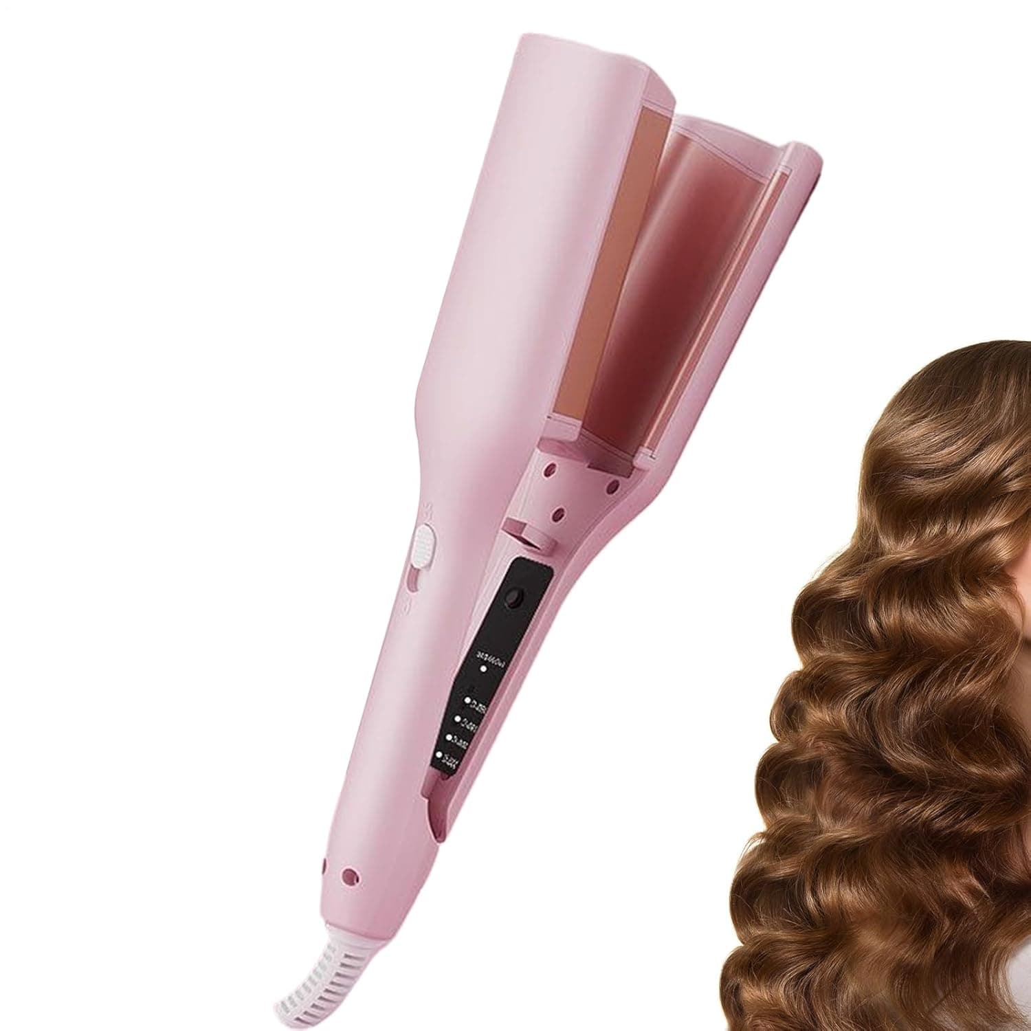 Professional Curling Iron | Portable Negative Ion Hair Styling Tool - Fast Heating Hairdressing Tool for Women Girls Date Night Dance Party Salon Travel Vacation Wedding Hairstylist College Students