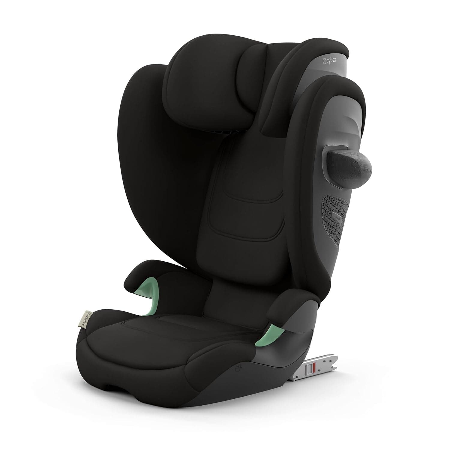 CYBEX Gold Child Car Seat Solution G2 Comfort, For ages 3 to 12 year olds (100-150 cm), Max 50 kg, For cars with and without ISOFIX, Magic Black (Black)