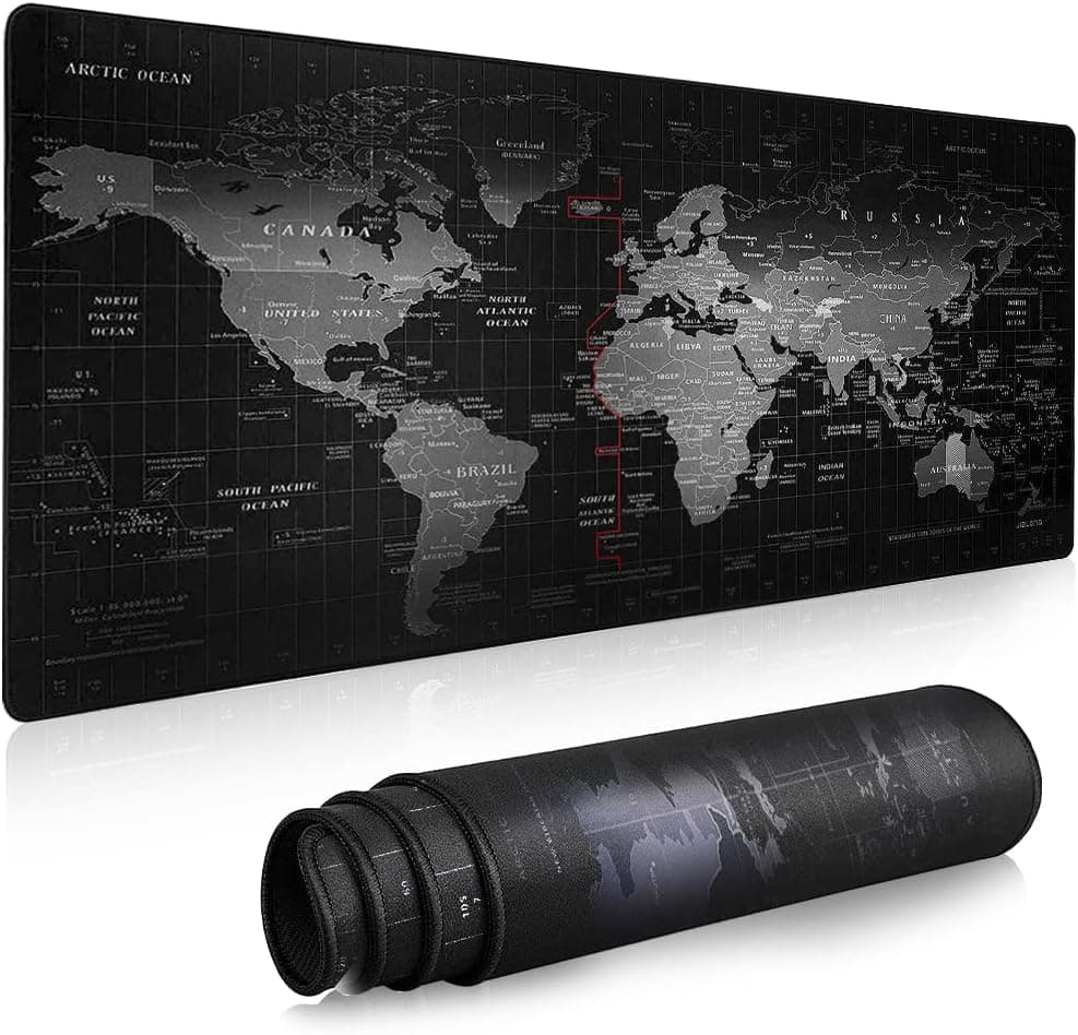 Professional Mouse Pad (800 x 300 x 3 mm), Large Desk Mousepad, Waterproof and Non-Slip, for Gamer, Employee, PC, Laptop and More Teams or Crowds