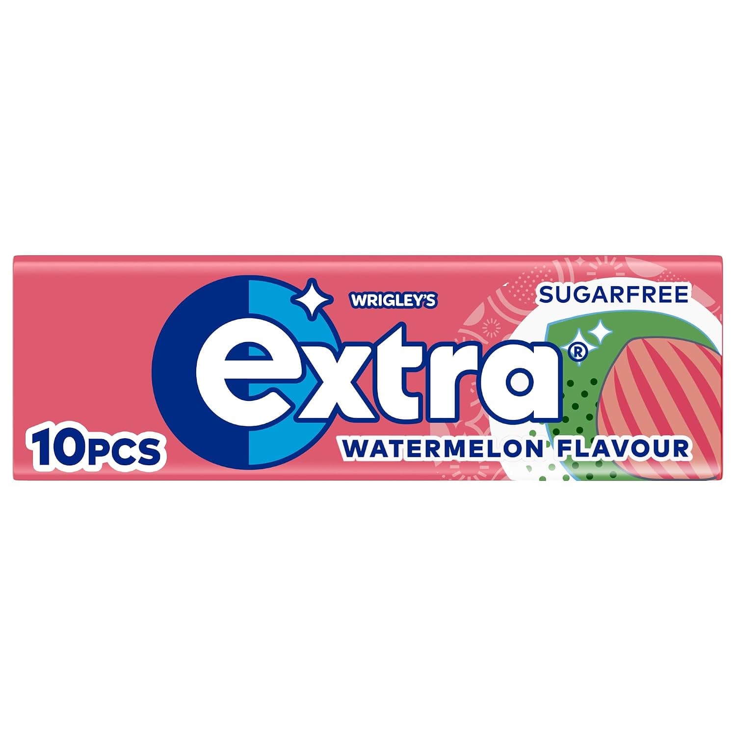 ‎Wrigley's Extra Sugarfree Watermelon Chewing Gum, 14 g, Multicolour