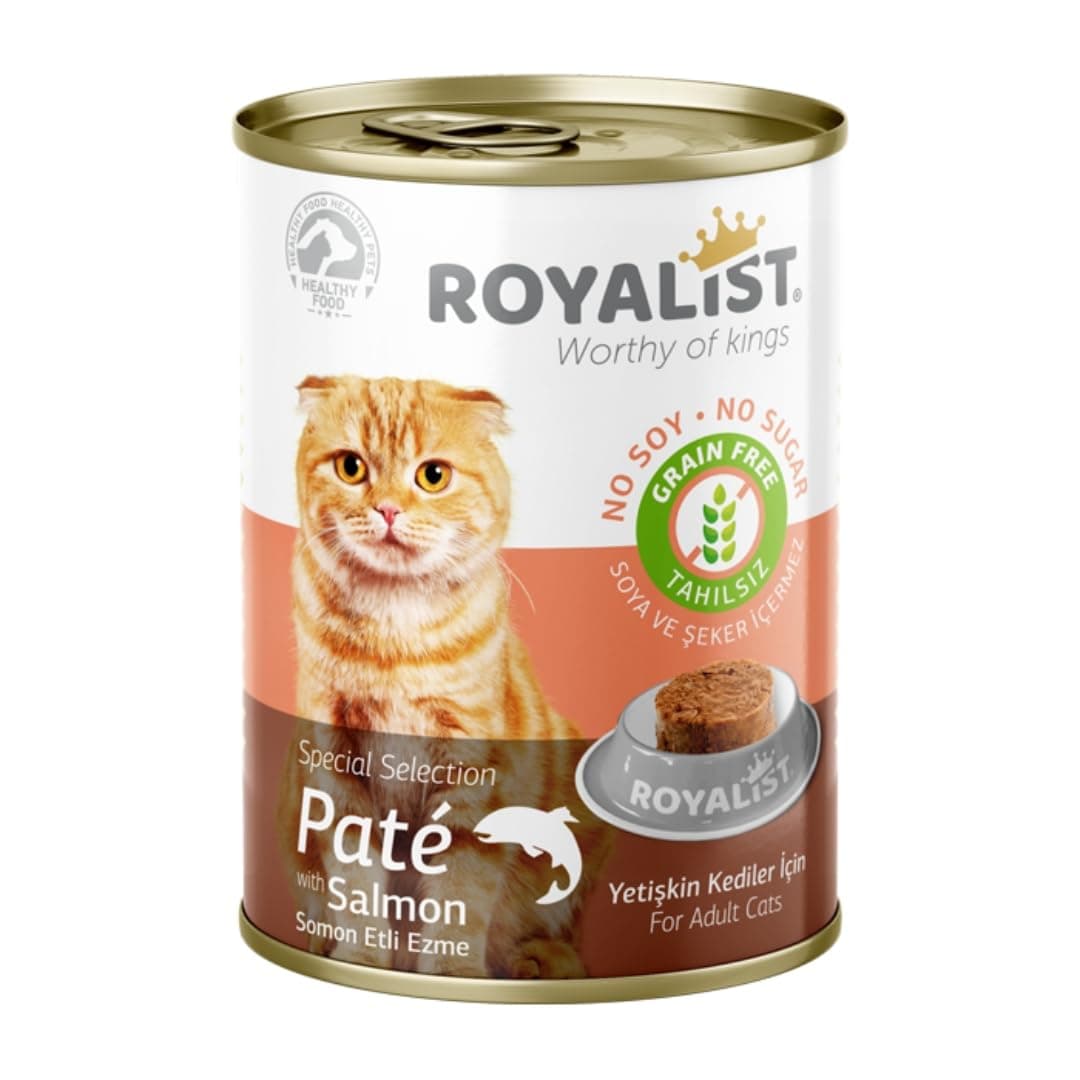 Royalist Adult Cat Paté with Salmon 400g