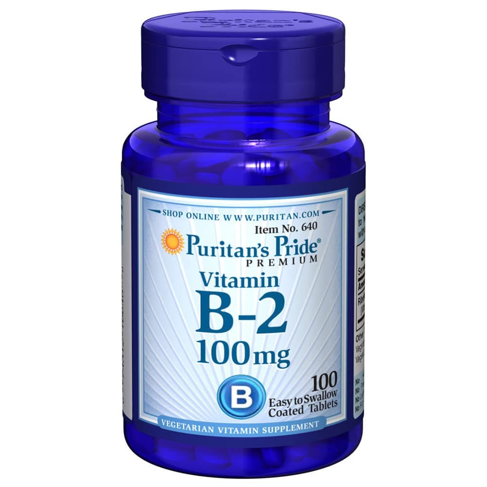Puritan's Pride Vitamin B-2 (Riboflavin) 100mg