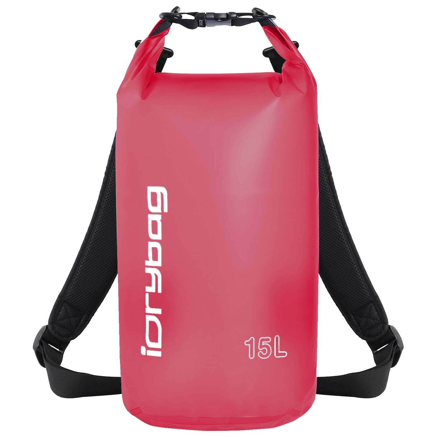 IDRYBAG Clear Dry Bag Waterproof 2L/5L/10L/15L/20L, Small Waterproof Bag for Kayaking, Floating Dry Sack Waterproof for Camping Travel