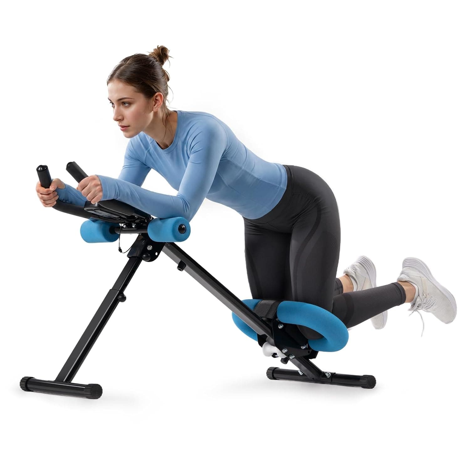 MERACH Ab Machine Workout Exercise & Fitness Equipment الغزال الطائر, جهاز رياضي Elliptical Ab Workout Home Gym اوبتيكال رياضي Knee Protection جهاز الغزال الطائر الاصلي