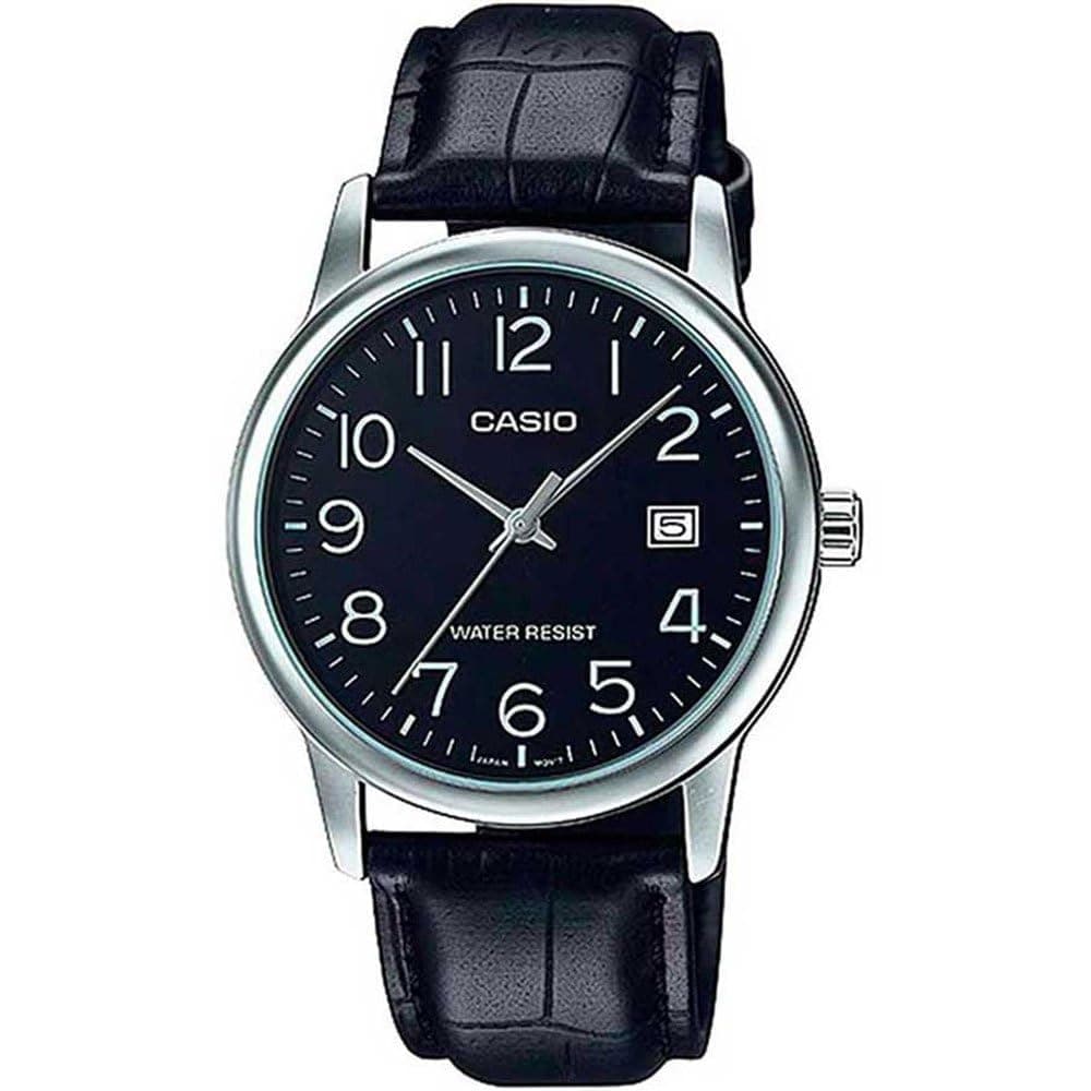 Casio Mens Quartz Watch, Analog Display and Stainless Steel Strap MTP