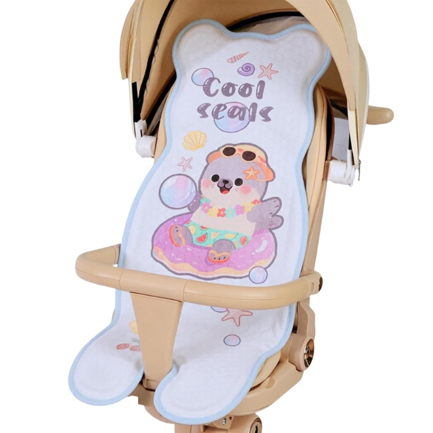Stroller Seat Liner Soft Universal Breathable Cushion | Kids Stroller Insert for Outdoor Walk Nap Park Sleeping Summer Shopping Home Nursing