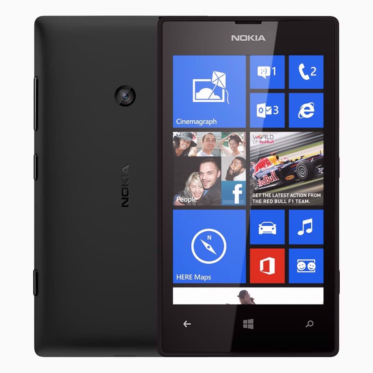Nokia Lumia 520 Single-SIM 8GB ROM + 512MB RAM (GSM Only | No CDMA) Factory Unlocked 3G/LTE Smartphone (Black) - International Version