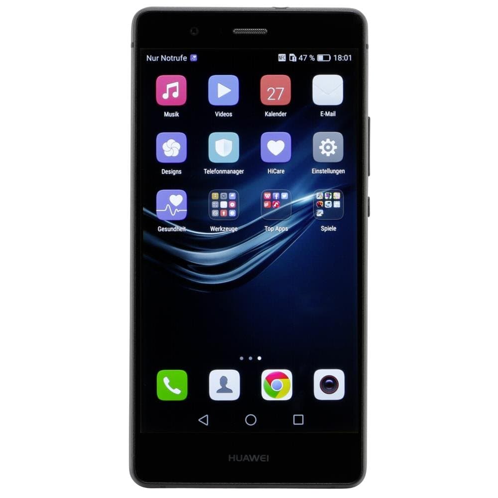 Huawei P9 Lite Dual-SIM 16GB ROM + 3GB RAM Factory Unlocked 4G/LTE Android Smartphone (Black) - International Version