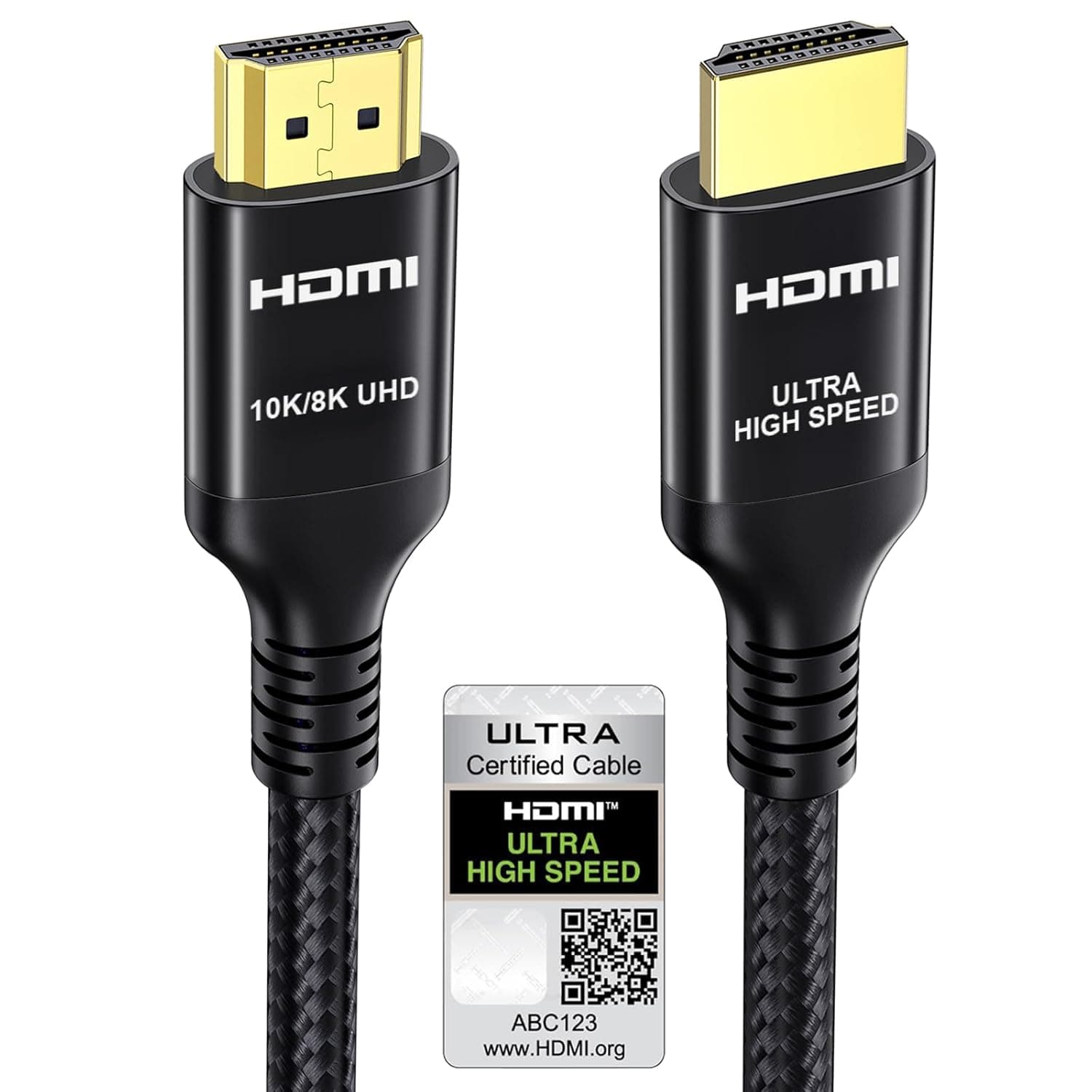 اي تي اس اي اي ان ار اي كيبل HDMI 2.1 بطول 2 متر معتمد 48Gbps فائق السرعة 4K 240Hz 165Hz 120Hz 8K 60Hz 10K HDMI سلك مضفر من الرصاص اتش دي سي بي 2.3 eARC HDR10+ دولبي اتموس للتلفزيون والكمبيوتر وشاشات الالعاب ساوند بار