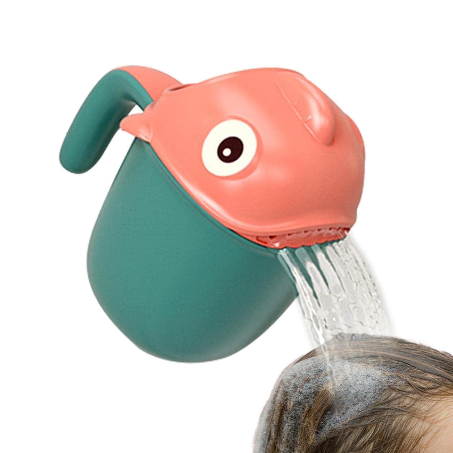 Cute Rinse Cup, Shampoo Rinse Cup, Cartoon Clownfish Baby Rinse Shampoo Rinser, Baby Bath Rinser Rinse Cup Shower Sprinkler Wash Hair Cup Portable Water Scoop for Eyes and Ears