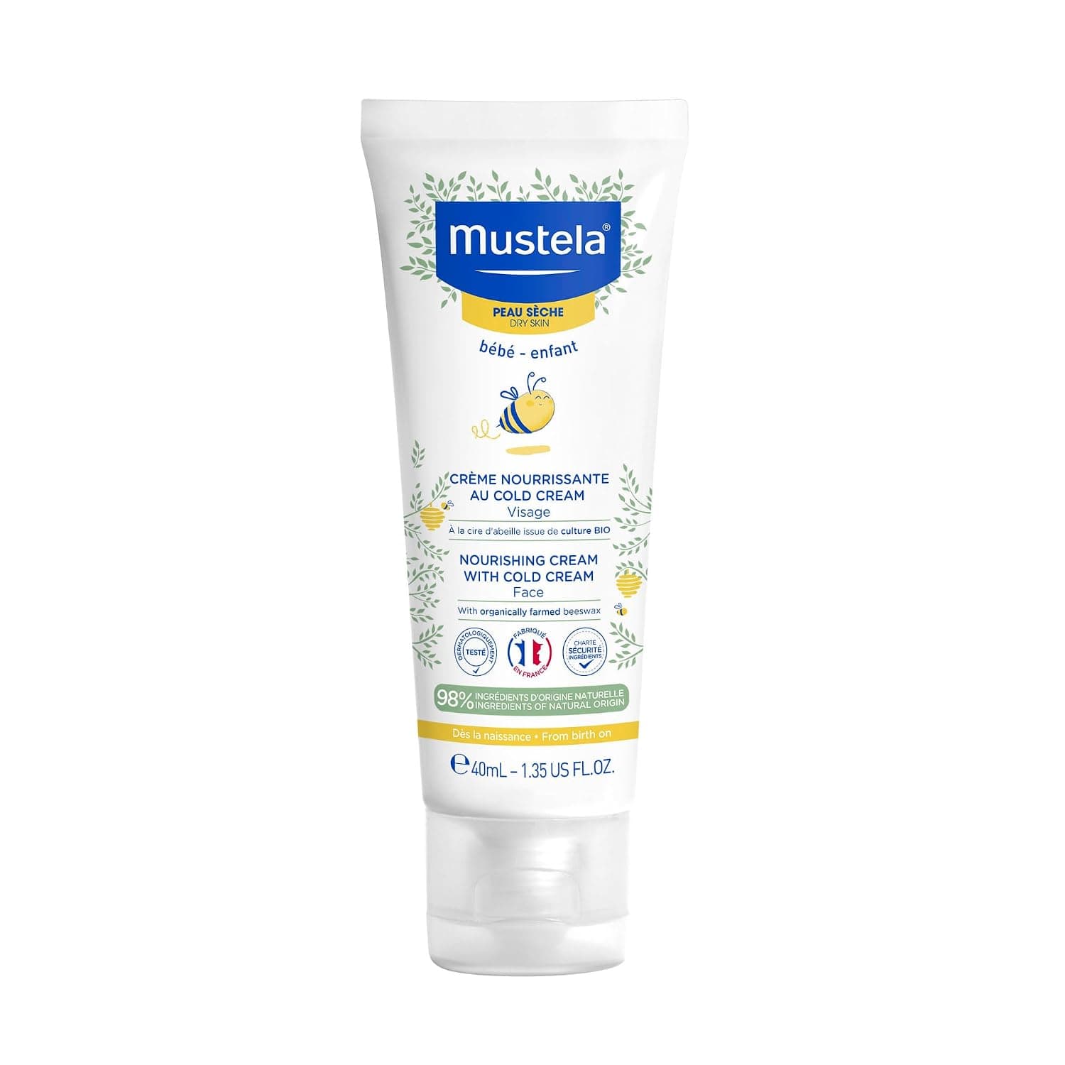 Mustela Hydra Bebe Facial Cream With Cold Cream 40 ML