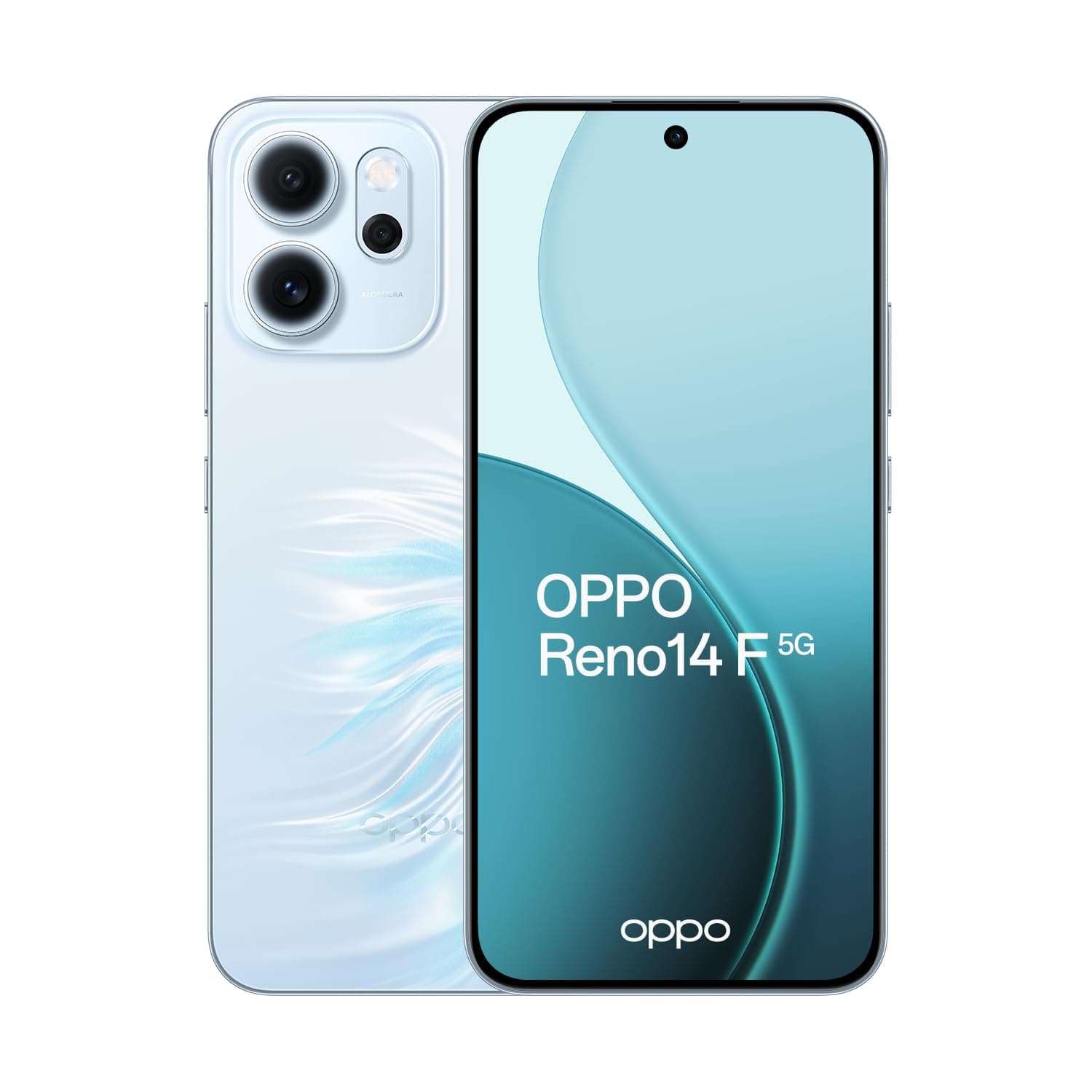 OPPO Reno14 F Dual-SIM 256GB ROM + 8GB RAM (GSM Only | No CDMA) Factory Unlocked 5G Smartphone (Blue) - International Version
