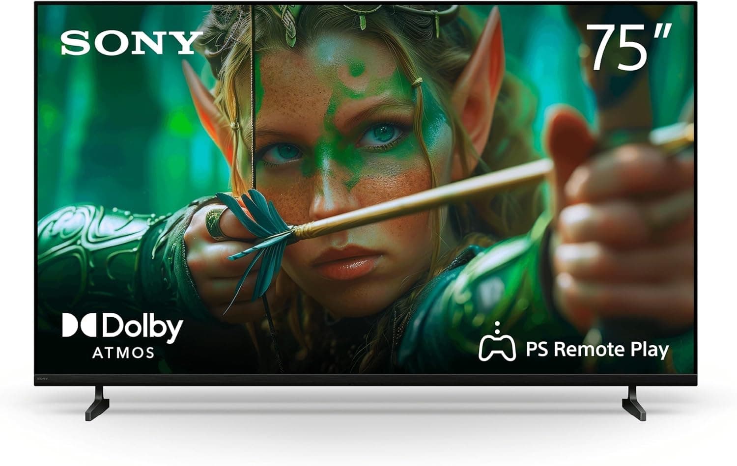Sony BRAVIA 2 II 75 Inch 4K Ultra HD HDR LED 120Hz, Smart Google TV (2025 Model) with Dolby Atmos, Voice Control and PS Remote Play – K-75S21DM2 (Amazon Exclusive)
