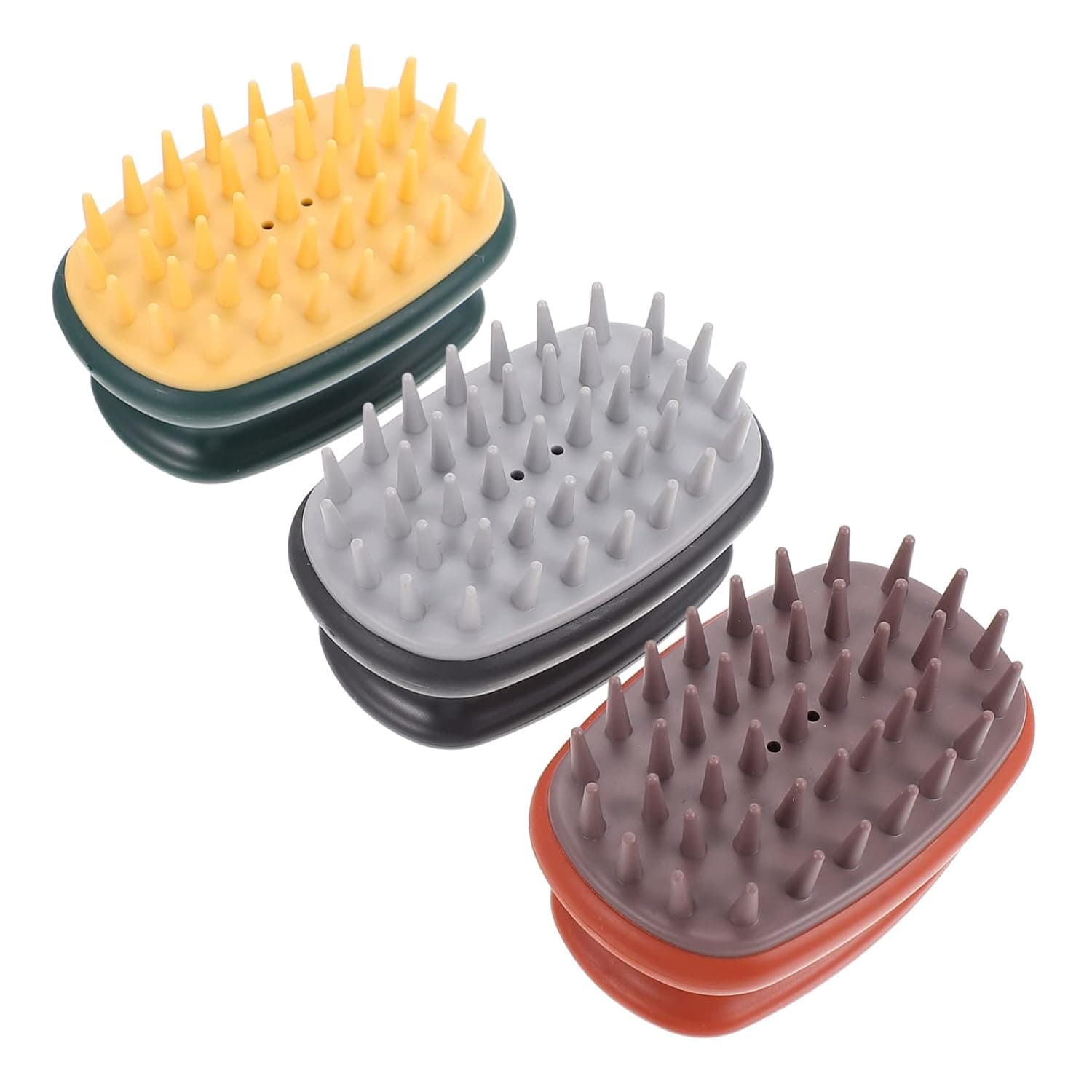 1Set Head Massage Brush Scalp Scrubbers for Shower Cleaning Hair Care for Relaxation