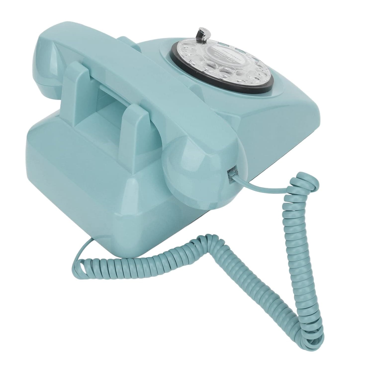 Old Fashioned Telephone, Classic Metal Base Landline Telephone Hands Vintage for Home for Jewelry Companies