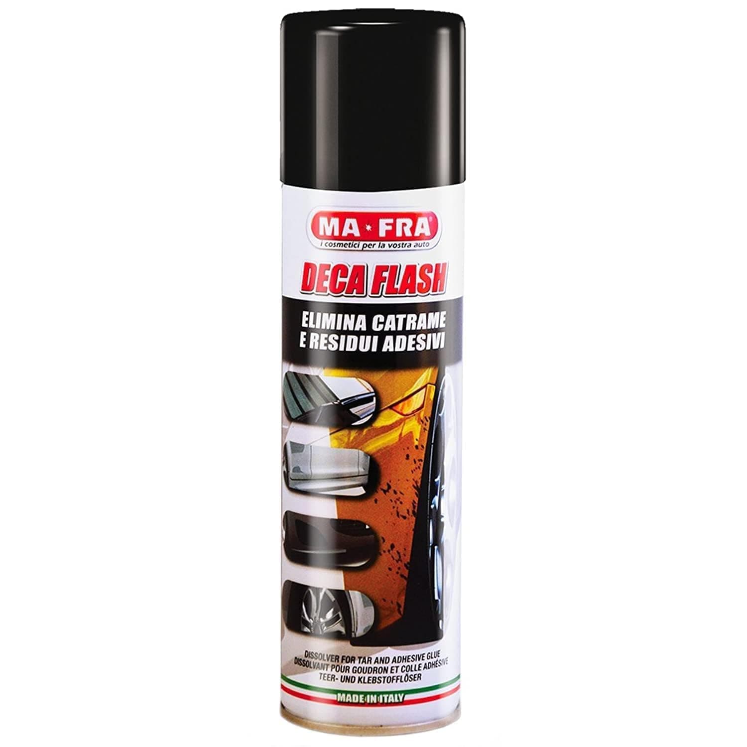 Deca Flash By Mafra: 250 ml Spray Removes Asphalt Effects And Glue And Adhesives And Safe On All Surfaces