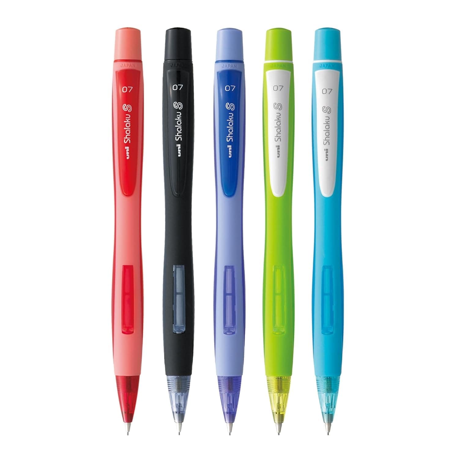Uniball Shalaku M7-228 Mechanical Pencil (Multicolor, Pack of 5)