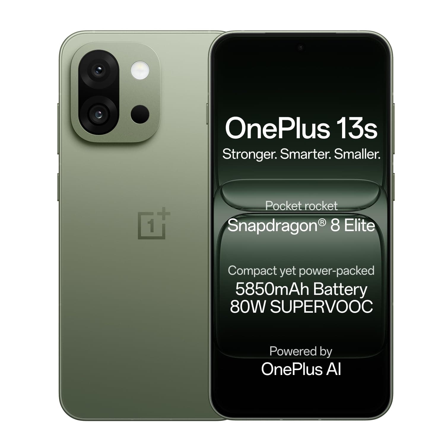 OnePlus 13s, Snapdragon® 8 Elite, 5G Dual Sim, Indian Version (Green Silk, 12GB +512GB)