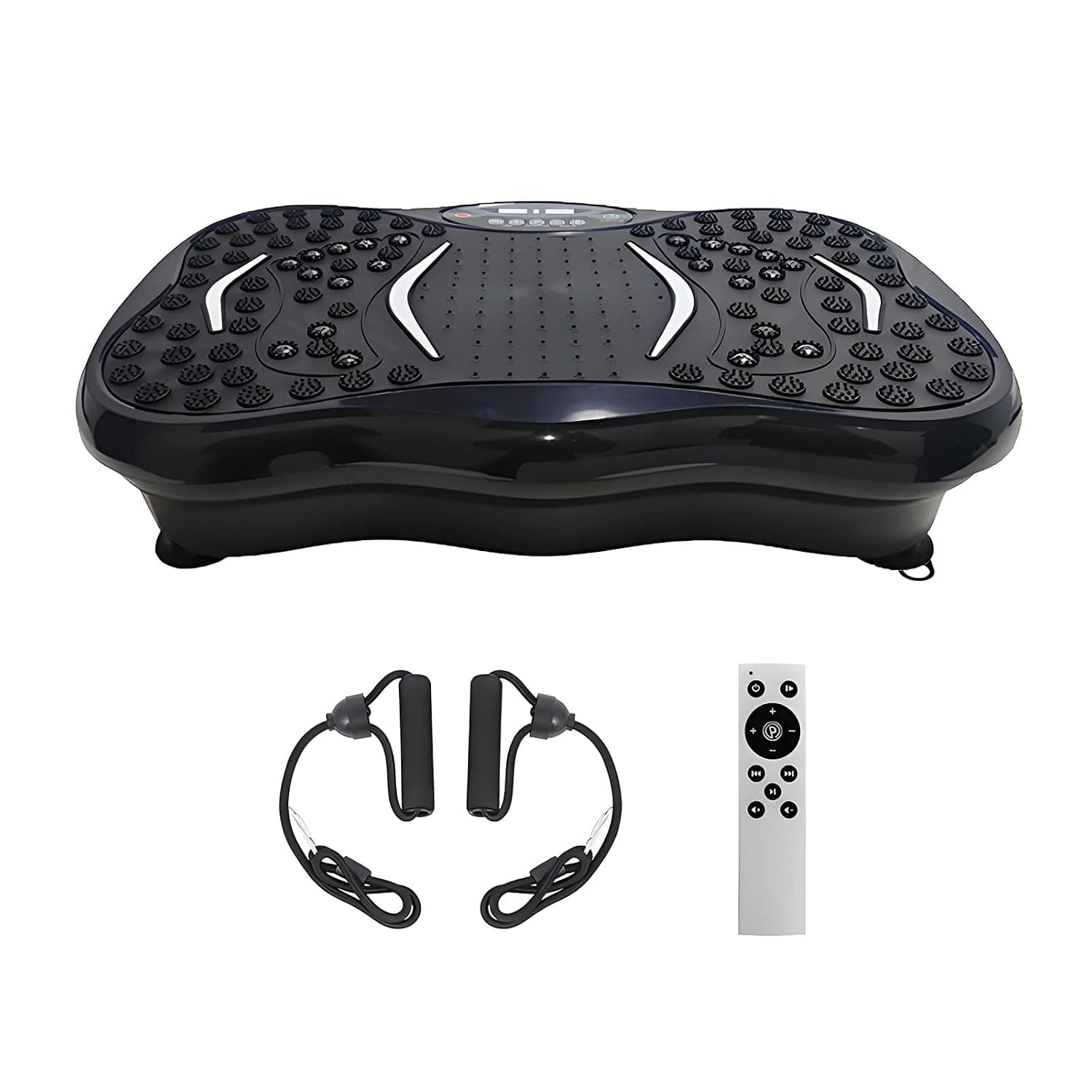 Vibration Plate Fitness Platform Exercise Machine Vibrating Lymphatic Drainage Shaking Full Body Shaker Workout Vibrate Stand Shake Board Sport Gym for Weight Loss Fat Burner for Women Men