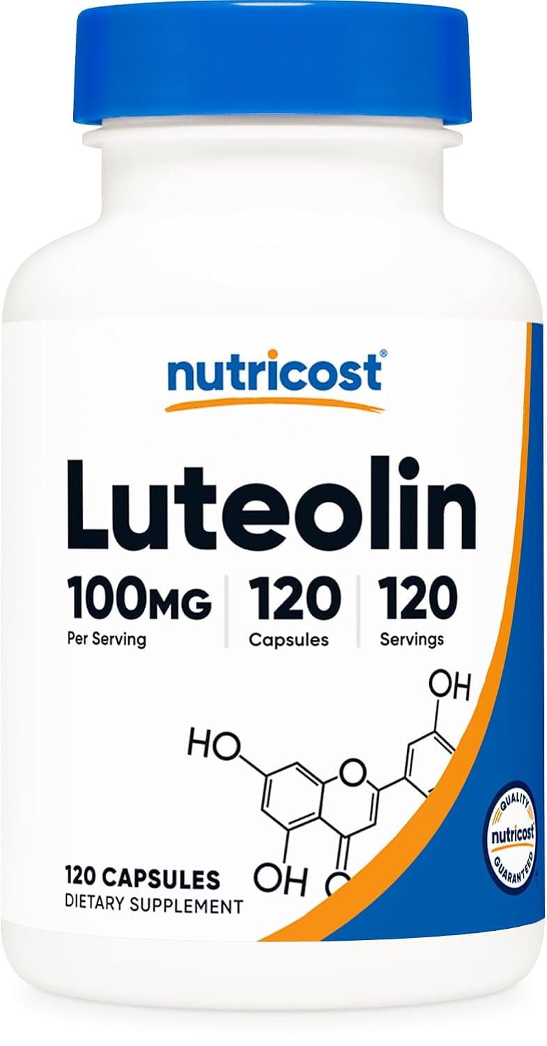 Nutricost Luteolin 100mg 120 Capsules - Vegetarian Friendly, Non-GMO, Gluten Free | Vegetarian Friendly, GMO-Free