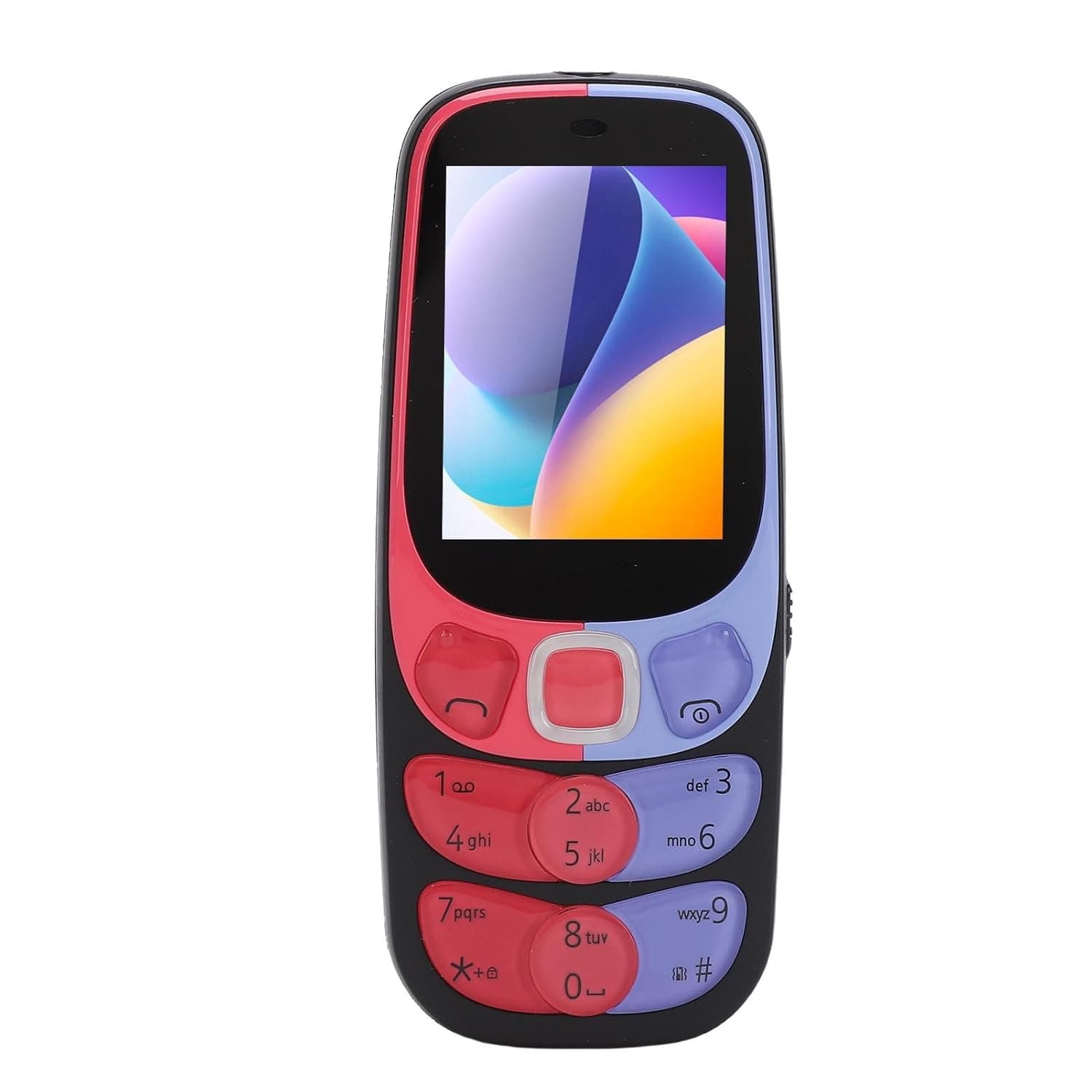 Bewinner Senior Big Button Mobile Phone with Triple SIM Standby, 3000mAh Battery, 2.4 Inch Screen Crystal Keys,Emergency Flashlight, FM Radio, Bluetooth for Elderly (Black)